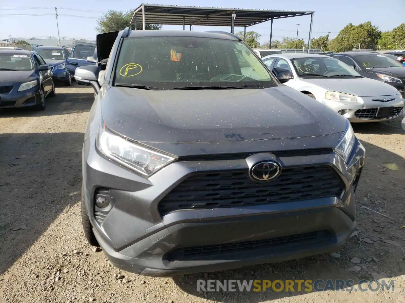 9 Photograph of a damaged car JTMP1RFV3KD003151 TOYOTA RAV4 2019