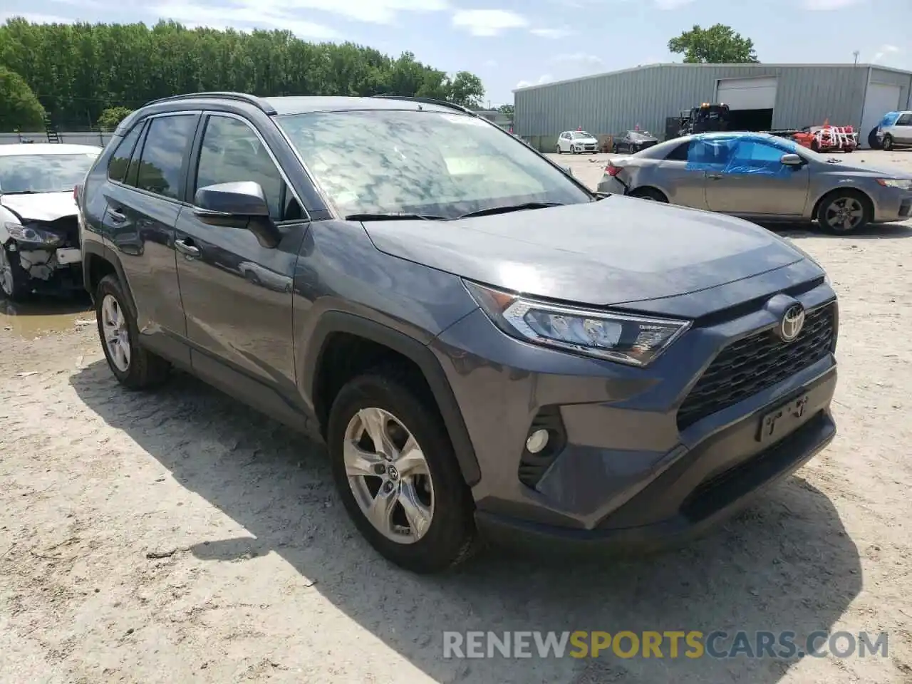 1 Photograph of a damaged car JTMP1RFV3KD007166 TOYOTA RAV4 2019