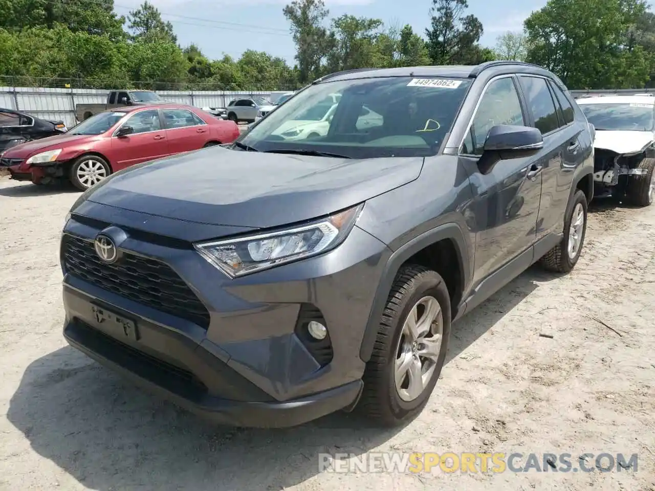 2 Photograph of a damaged car JTMP1RFV3KD007166 TOYOTA RAV4 2019