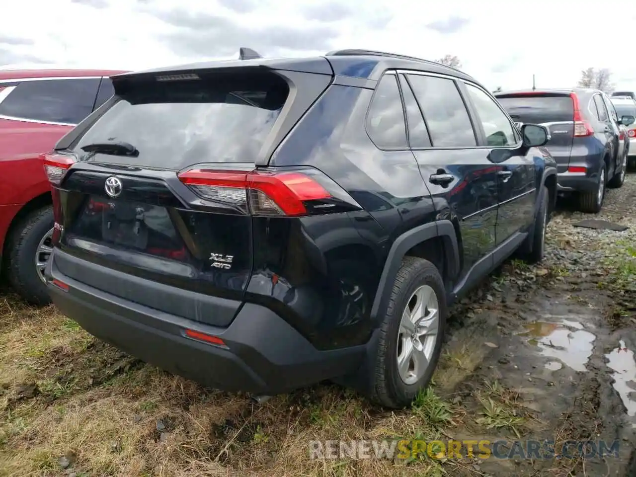 4 Фотография поврежденного автомобиля JTMP1RFV3KD007183 TOYOTA RAV4 2019