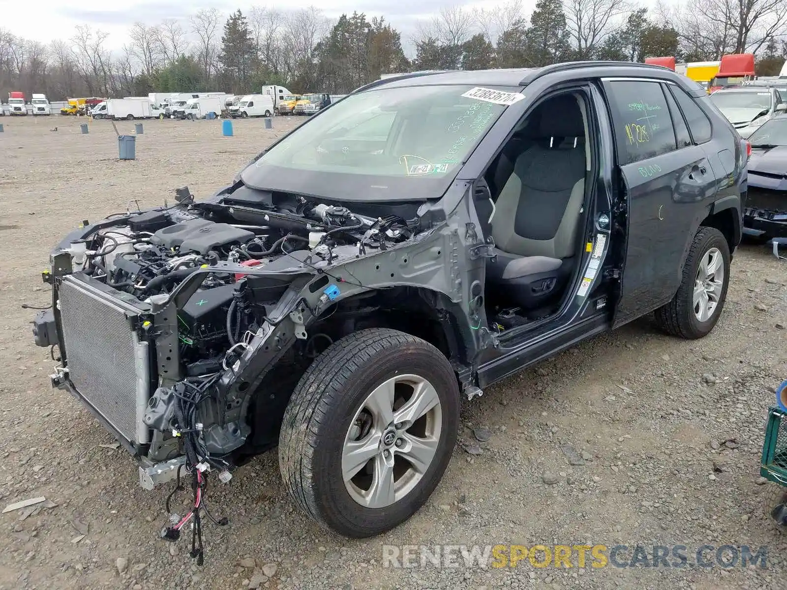 2 Photograph of a damaged car JTMP1RFV3KD009807 TOYOTA RAV4 2019