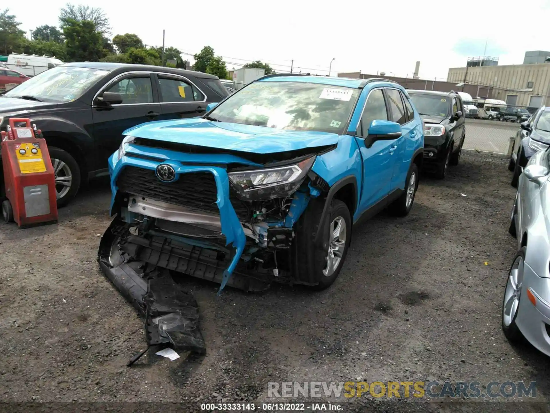 2 Photograph of a damaged car JTMP1RFV3KD010696 TOYOTA RAV4 2019