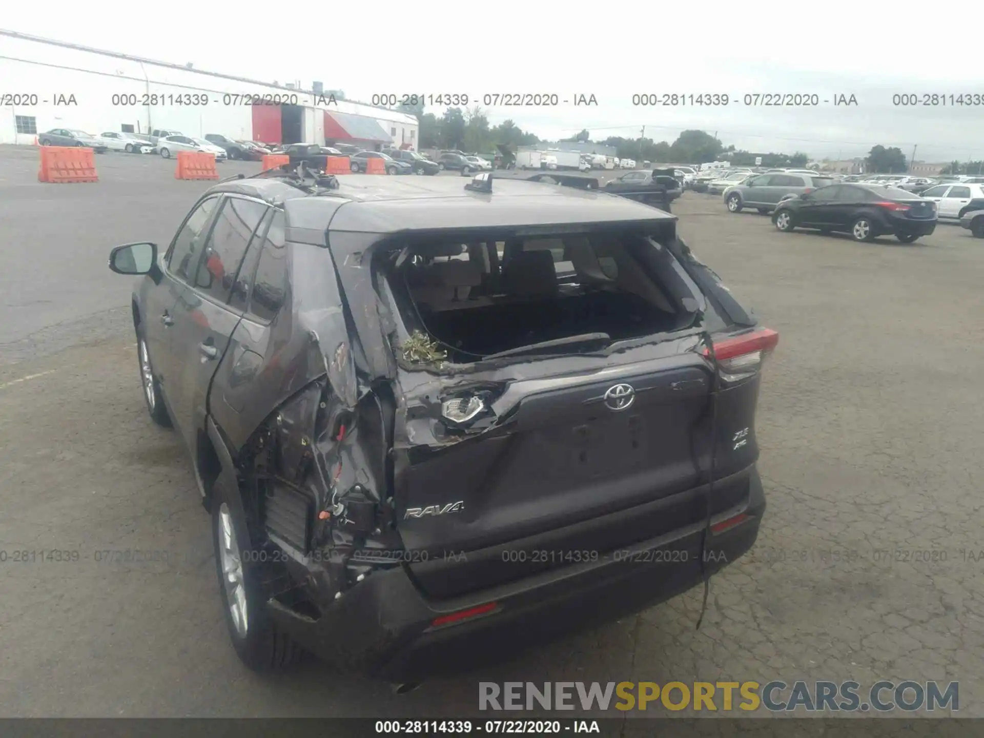 6 Фотография поврежденного автомобиля JTMP1RFV3KD012075 TOYOTA RAV4 2019
