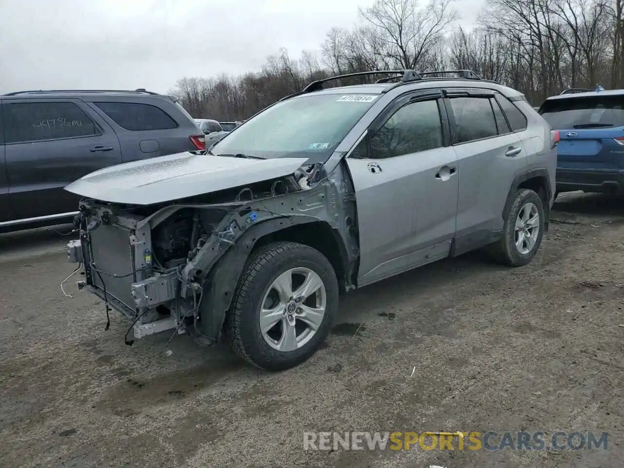 1 Photograph of a damaged car JTMP1RFV3KD021651 TOYOTA RAV4 2019