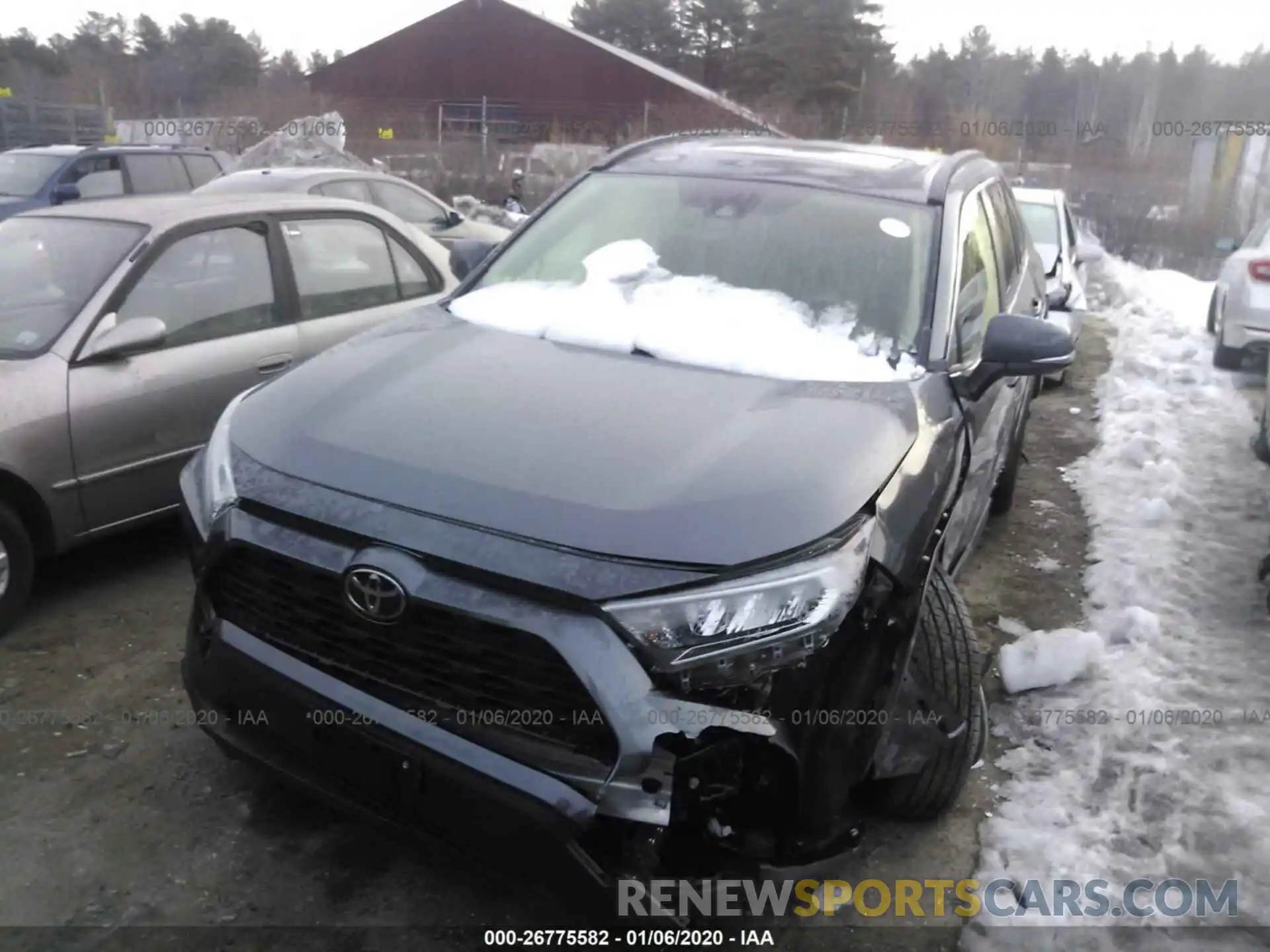 2 Photograph of a damaged car JTMP1RFV3KD022735 TOYOTA RAV4 2019