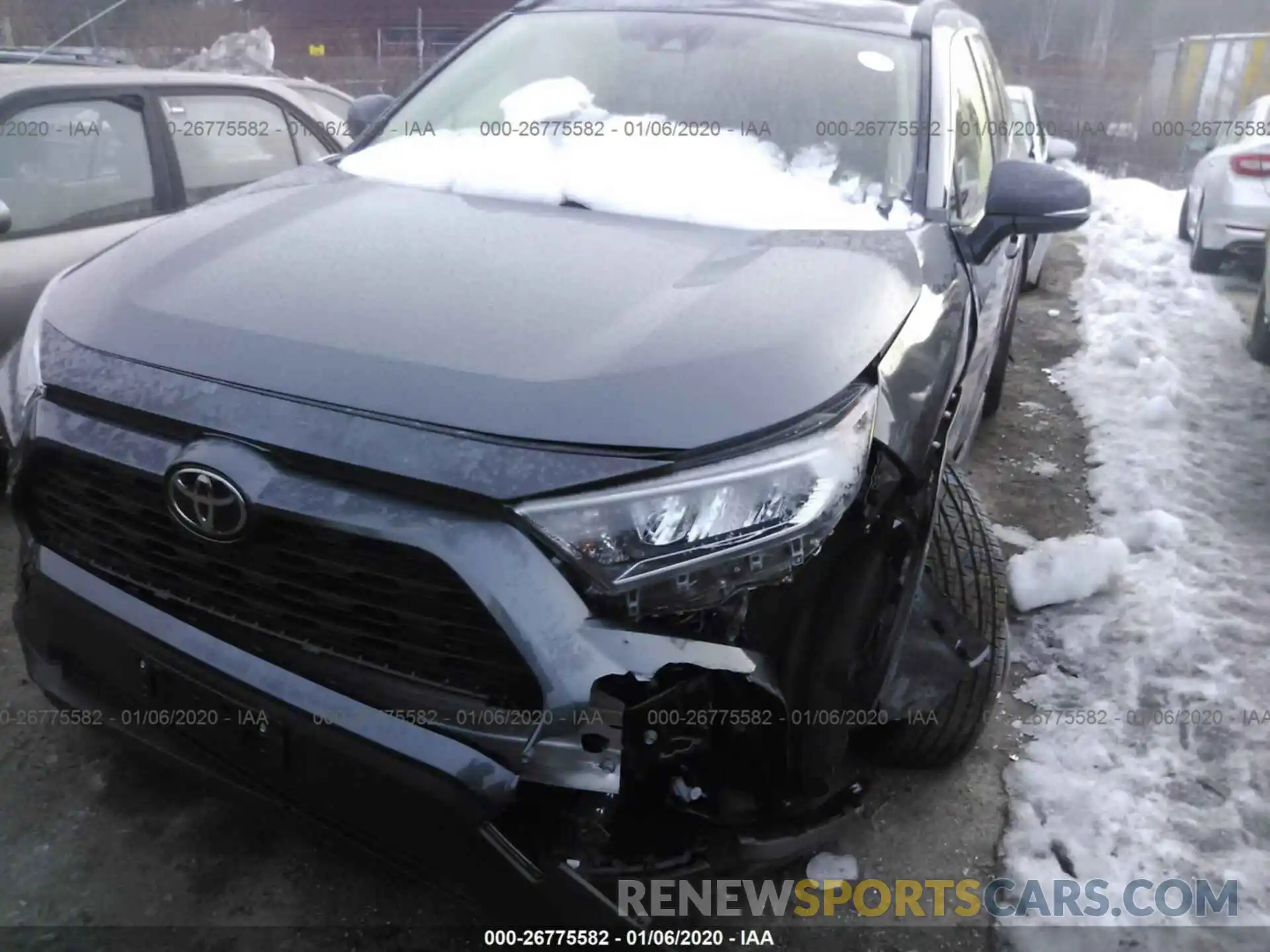 6 Photograph of a damaged car JTMP1RFV3KD022735 TOYOTA RAV4 2019