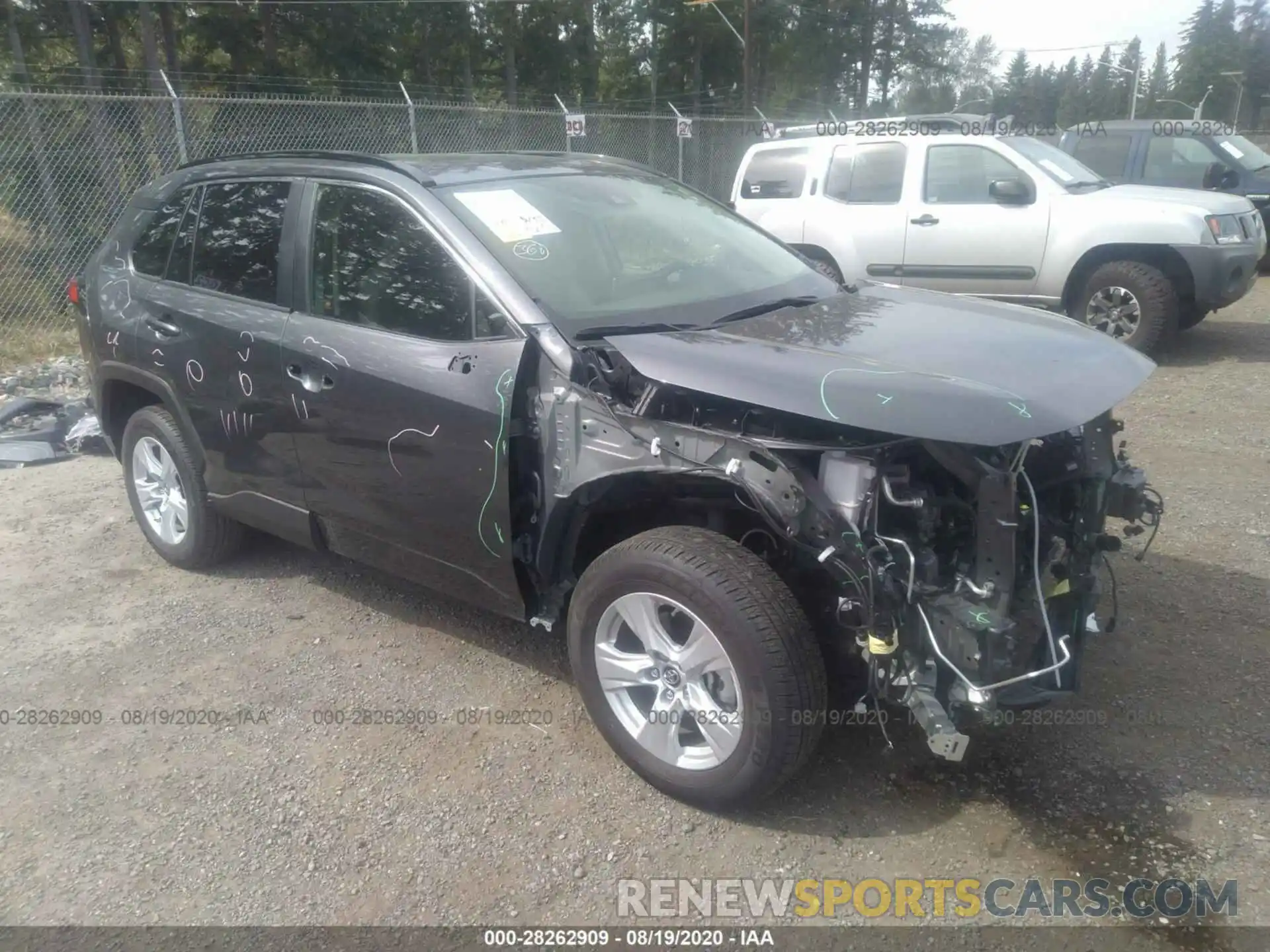 1 Photograph of a damaged car JTMP1RFV3KD026803 TOYOTA RAV4 2019