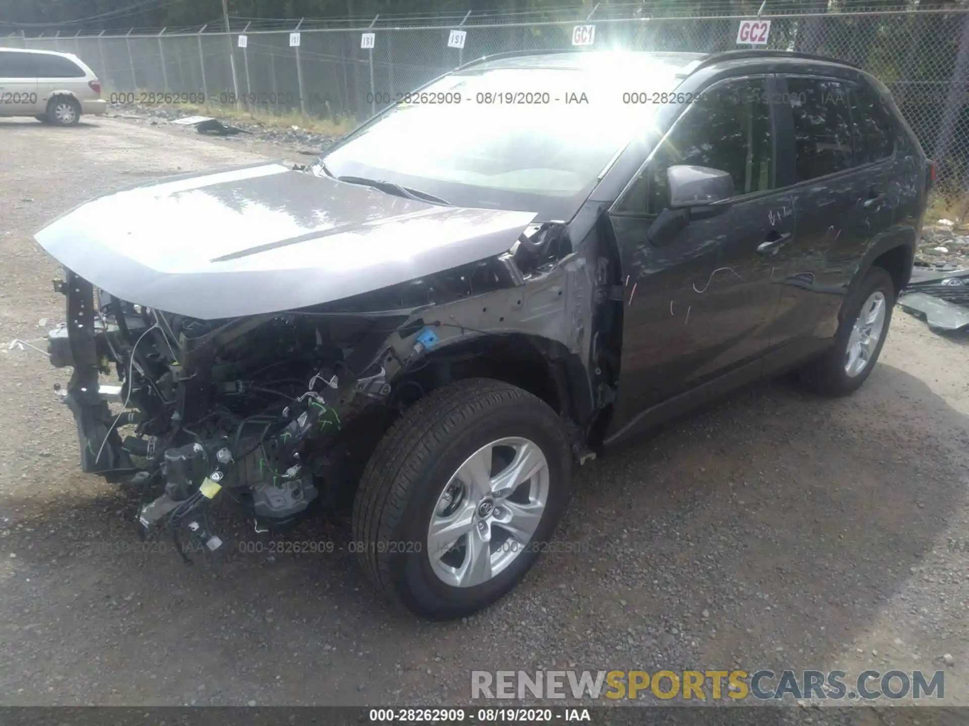 2 Photograph of a damaged car JTMP1RFV3KD026803 TOYOTA RAV4 2019