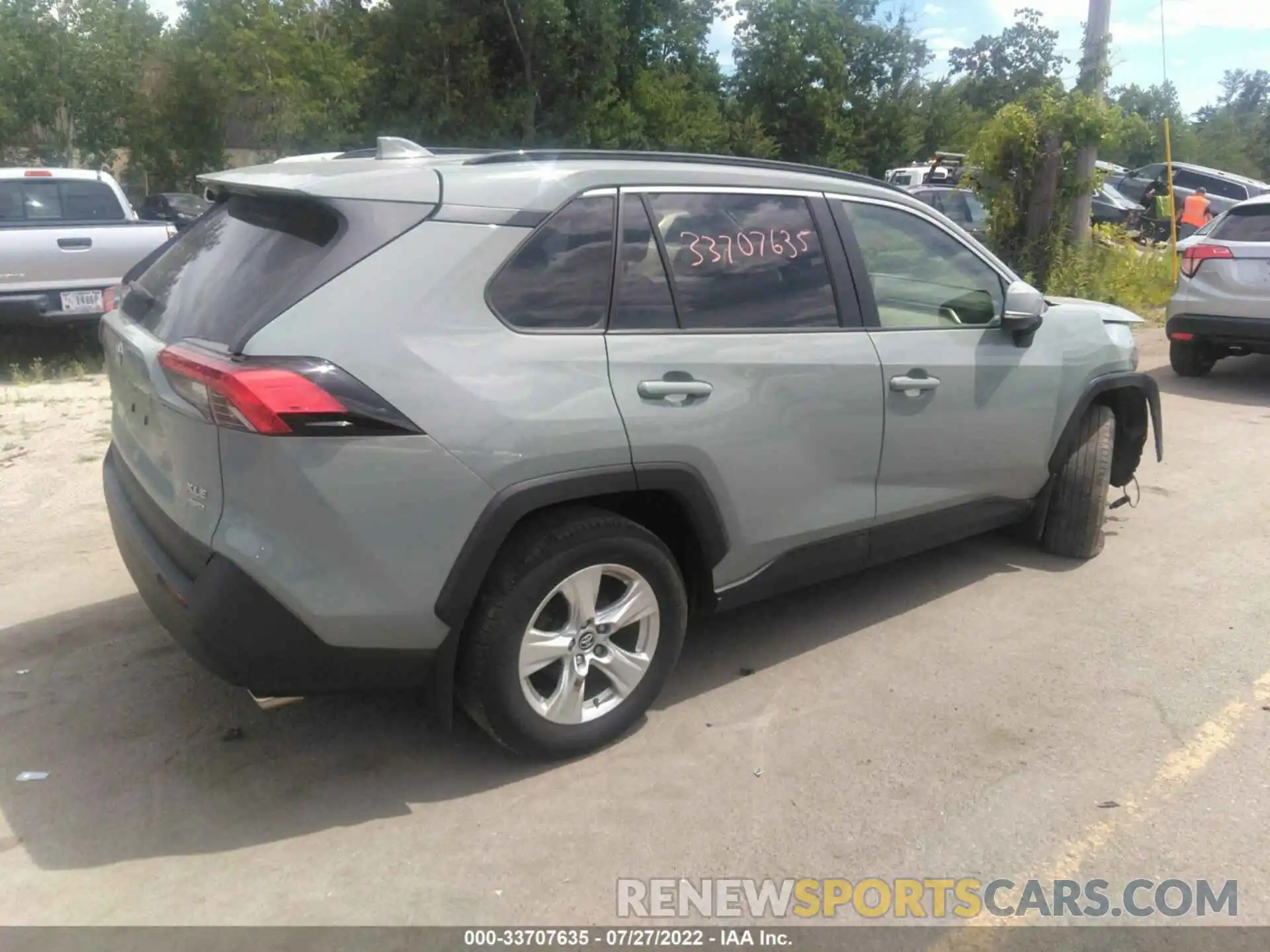 4 Фотография поврежденного автомобиля JTMP1RFV3KD027918 TOYOTA RAV4 2019