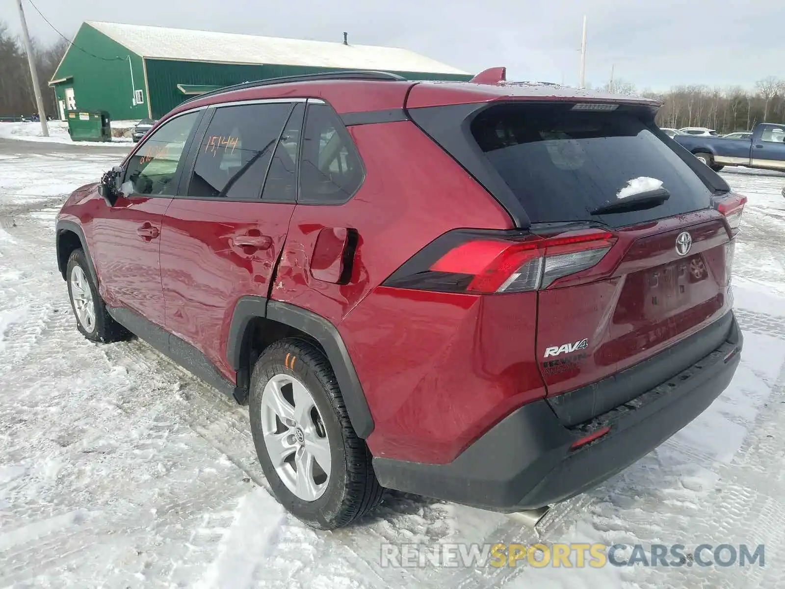 3 Photograph of a damaged car JTMP1RFV3KD029992 TOYOTA RAV4 2019