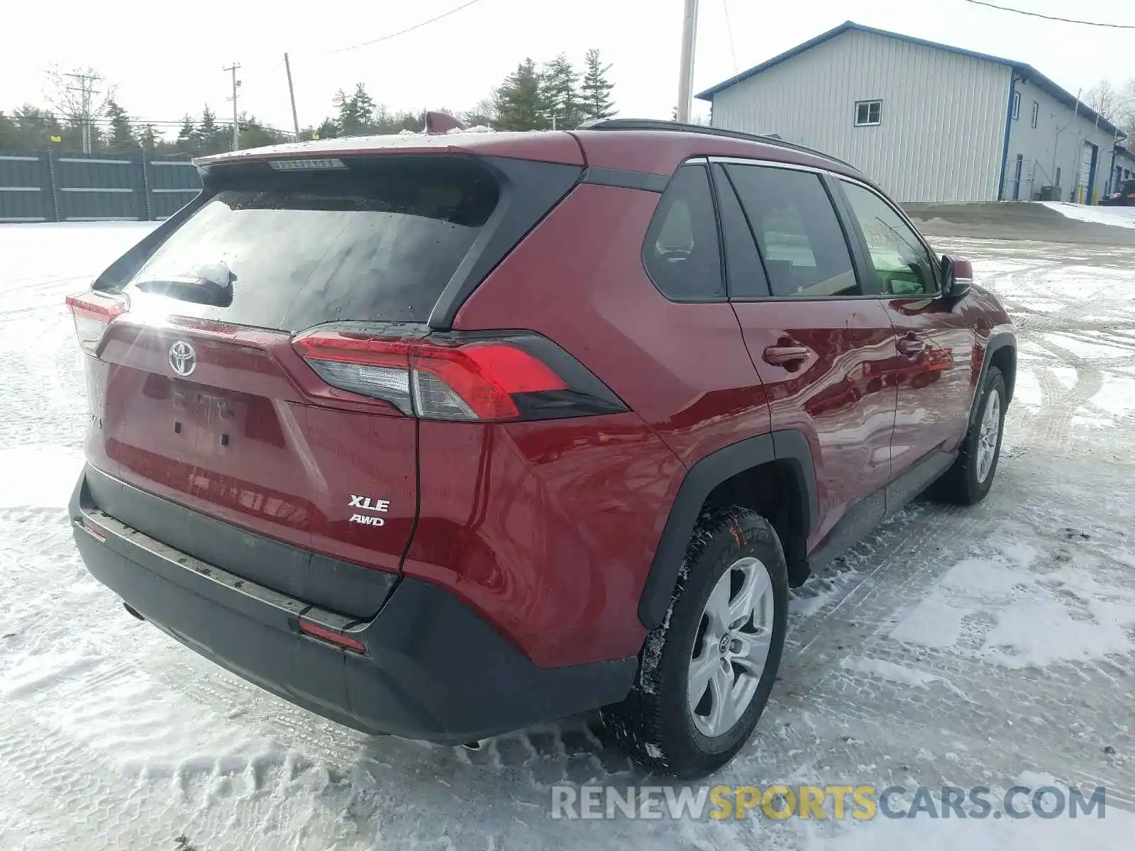 4 Photograph of a damaged car JTMP1RFV3KD029992 TOYOTA RAV4 2019