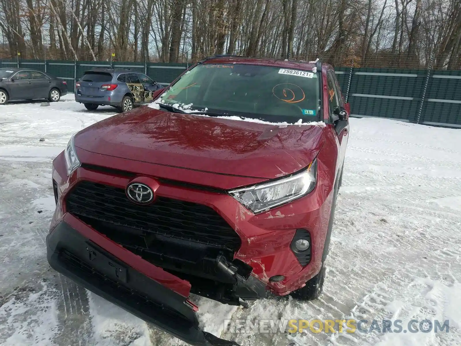 9 Photograph of a damaged car JTMP1RFV3KD029992 TOYOTA RAV4 2019