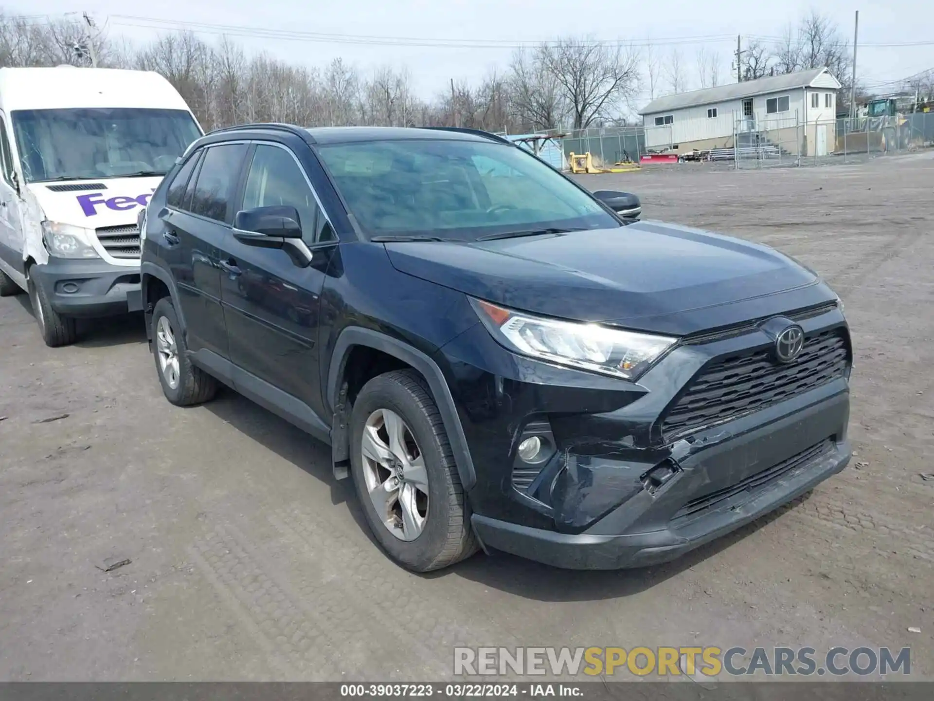 1 Photograph of a damaged car JTMP1RFV3KD030382 TOYOTA RAV4 2019