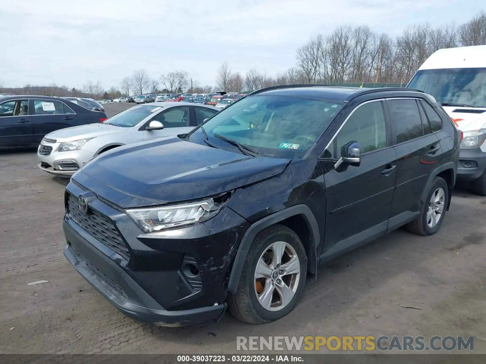 2 Photograph of a damaged car JTMP1RFV3KD030382 TOYOTA RAV4 2019