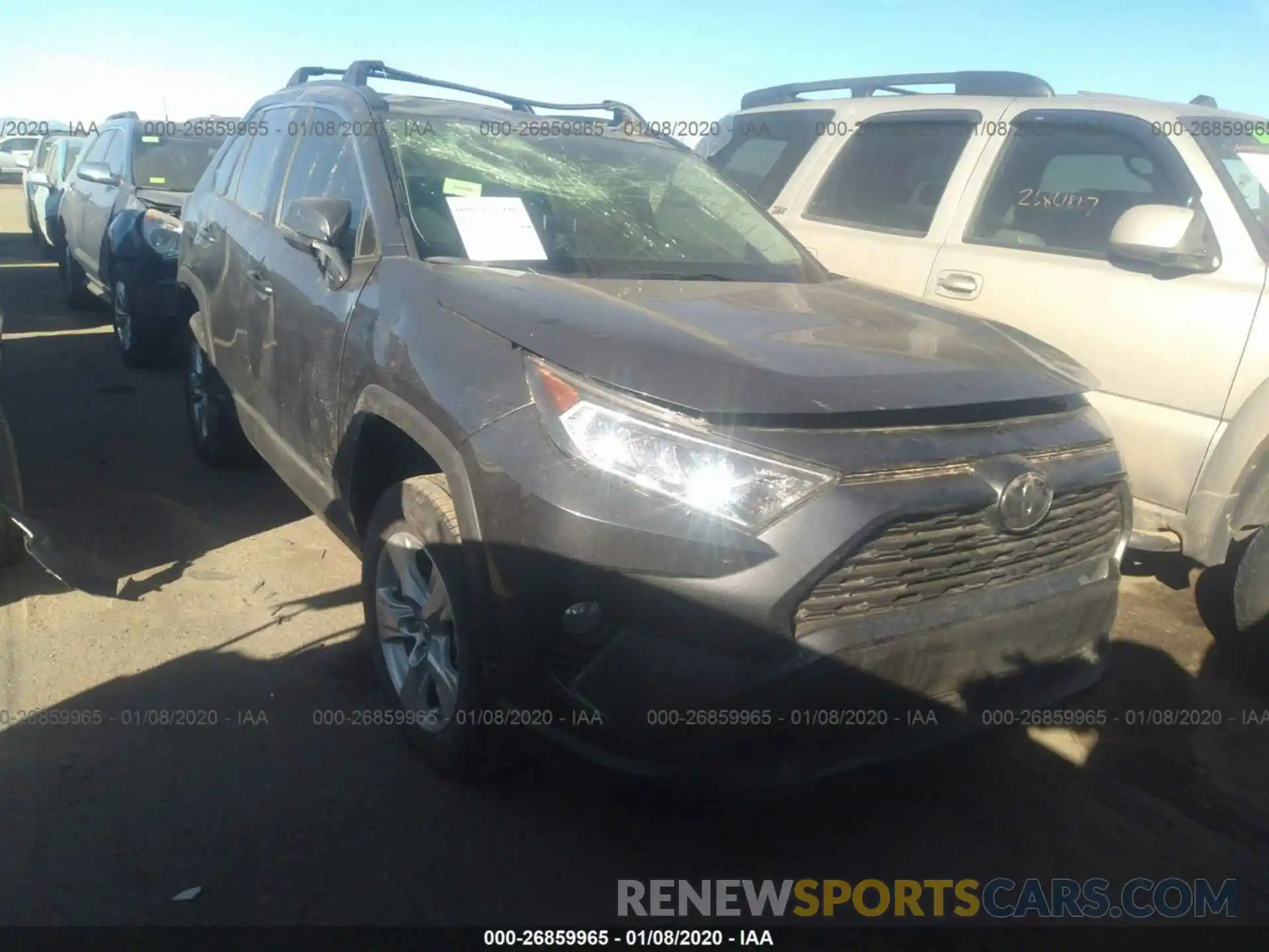 1 Photograph of a damaged car JTMP1RFV3KD036781 TOYOTA RAV4 2019