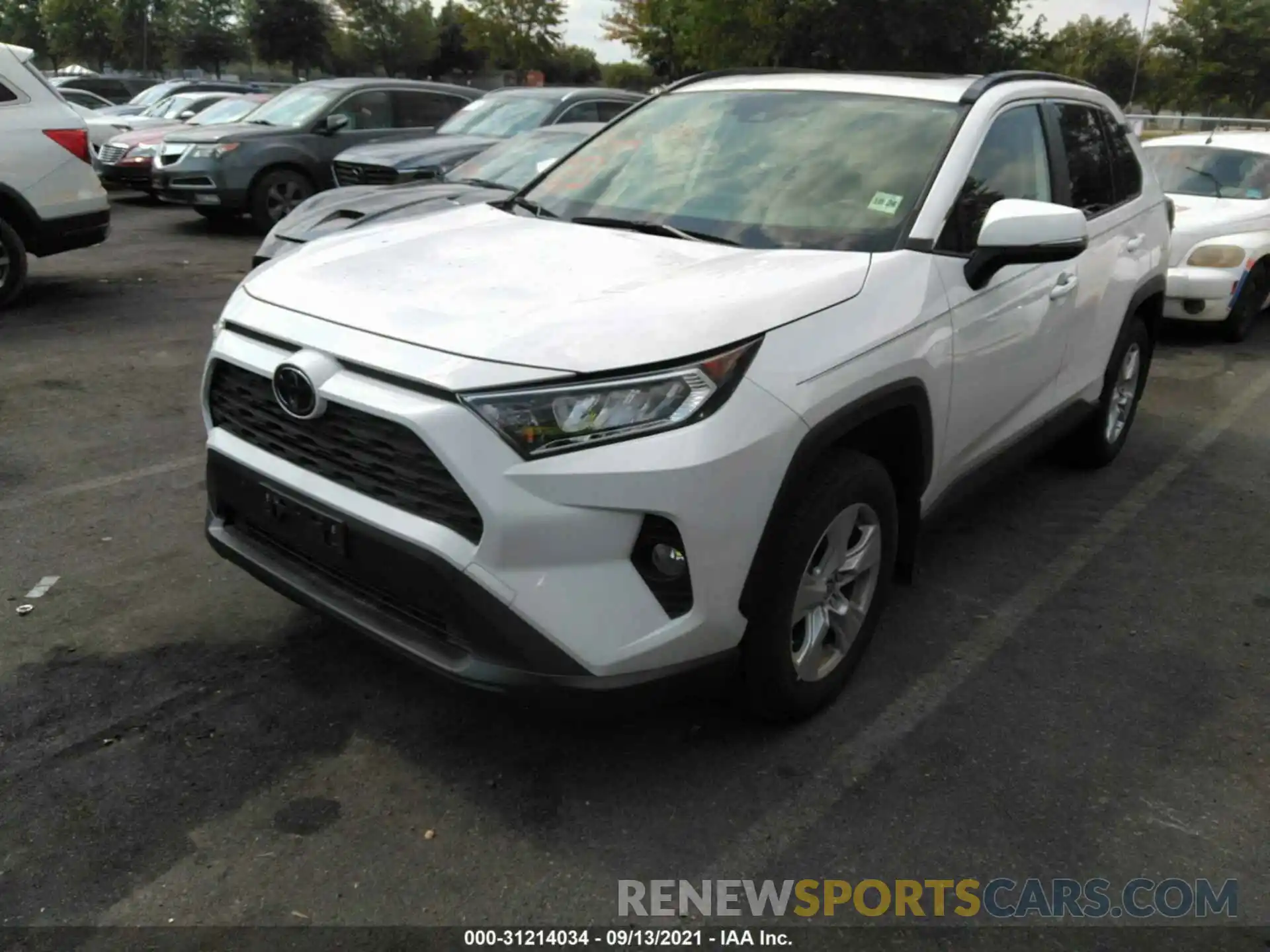 2 Photograph of a damaged car JTMP1RFV3KD042788 TOYOTA RAV4 2019