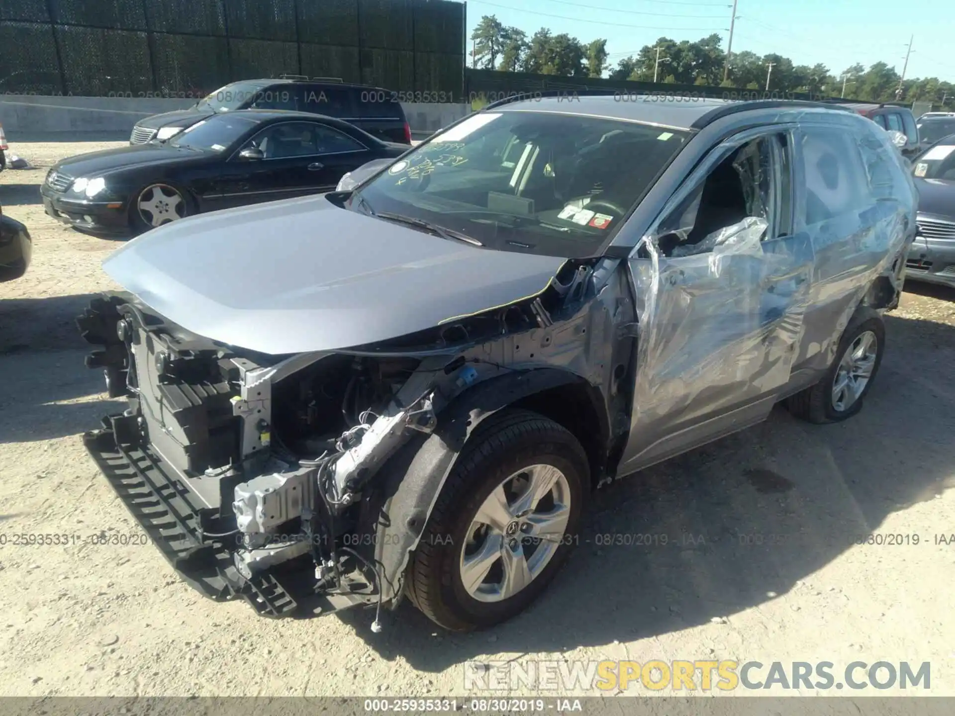 2 Photograph of a damaged car JTMP1RFV3KD500653 TOYOTA RAV4 2019