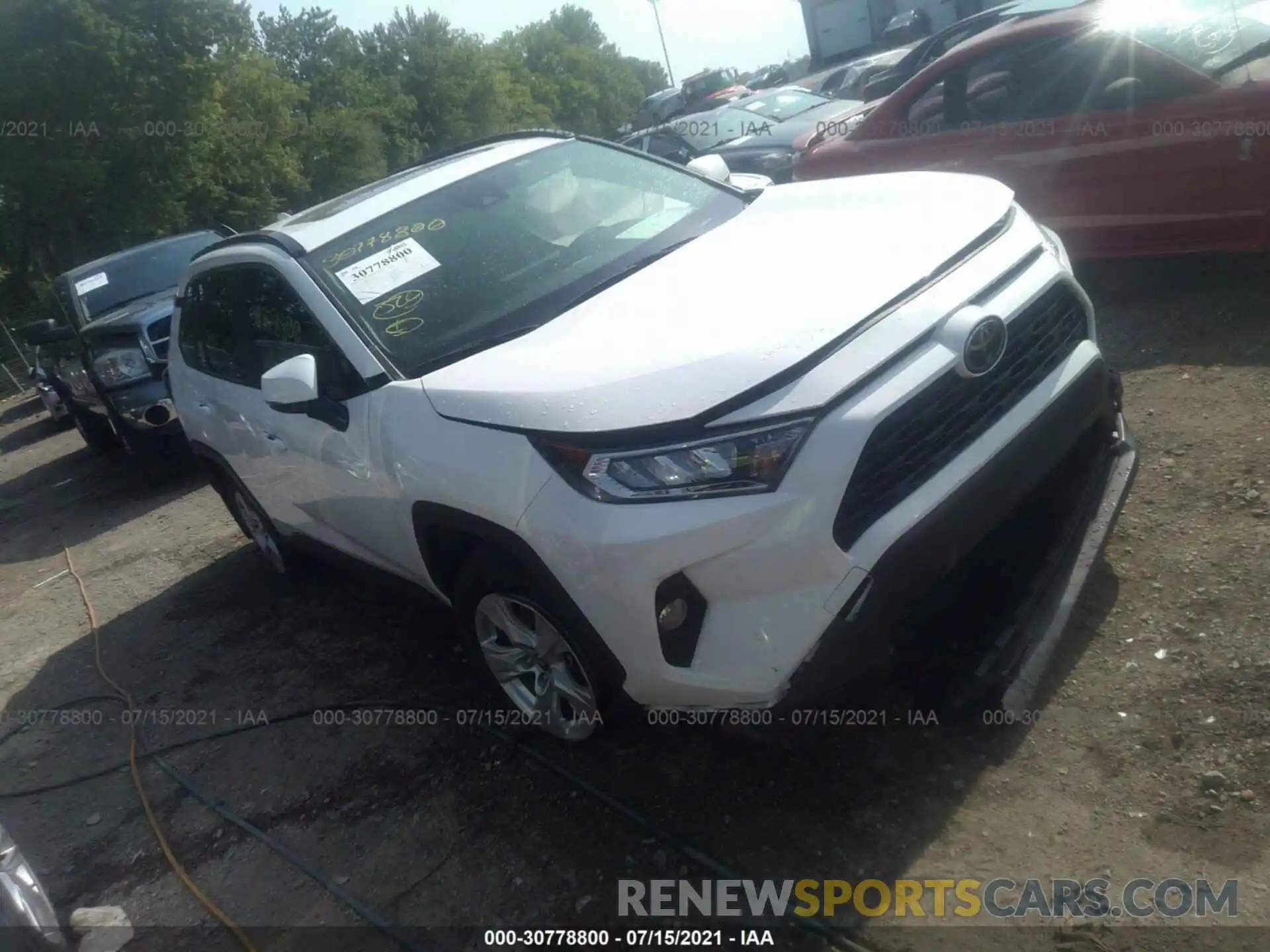 1 Photograph of a damaged car JTMP1RFV3KD502046 TOYOTA RAV4 2019