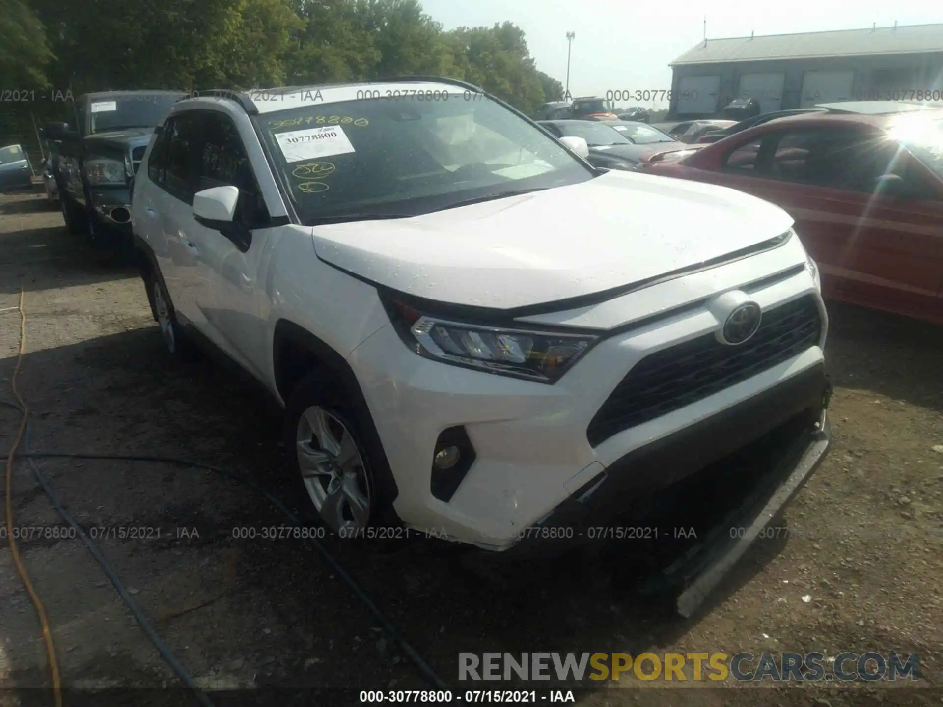 6 Фотография поврежденного автомобиля JTMP1RFV3KD502046 TOYOTA RAV4 2019