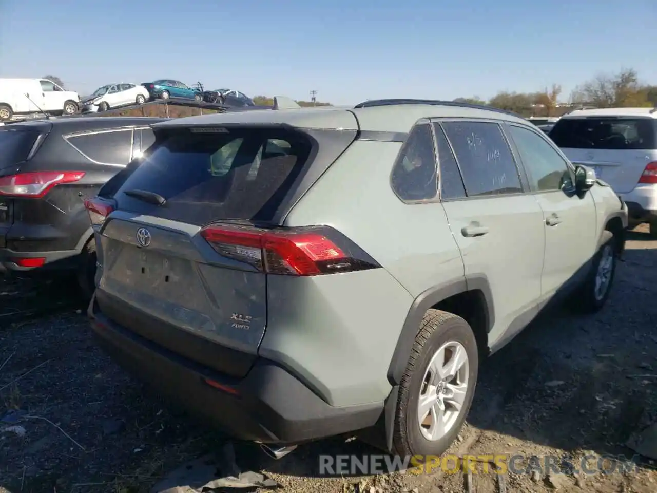 4 Фотография поврежденного автомобиля JTMP1RFV3KD502970 TOYOTA RAV4 2019