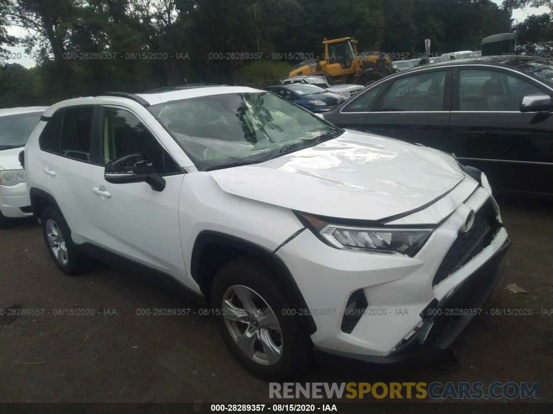 1 Photograph of a damaged car JTMP1RFV3KD503195 TOYOTA RAV4 2019