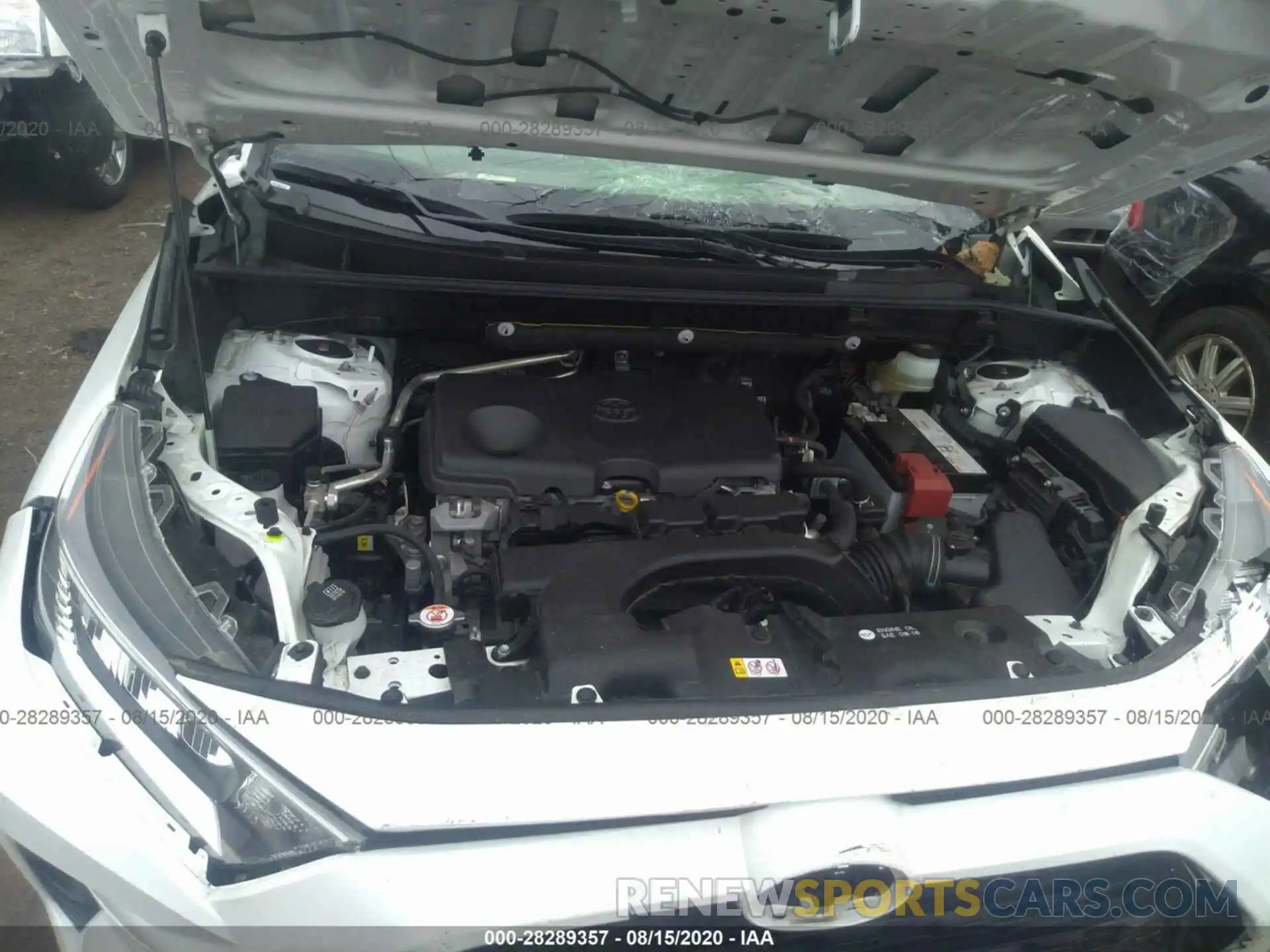 10 Фотография поврежденного автомобиля JTMP1RFV3KD503195 TOYOTA RAV4 2019