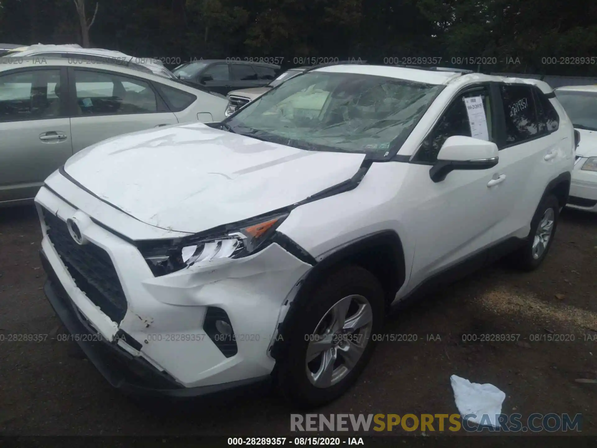 2 Photograph of a damaged car JTMP1RFV3KD503195 TOYOTA RAV4 2019