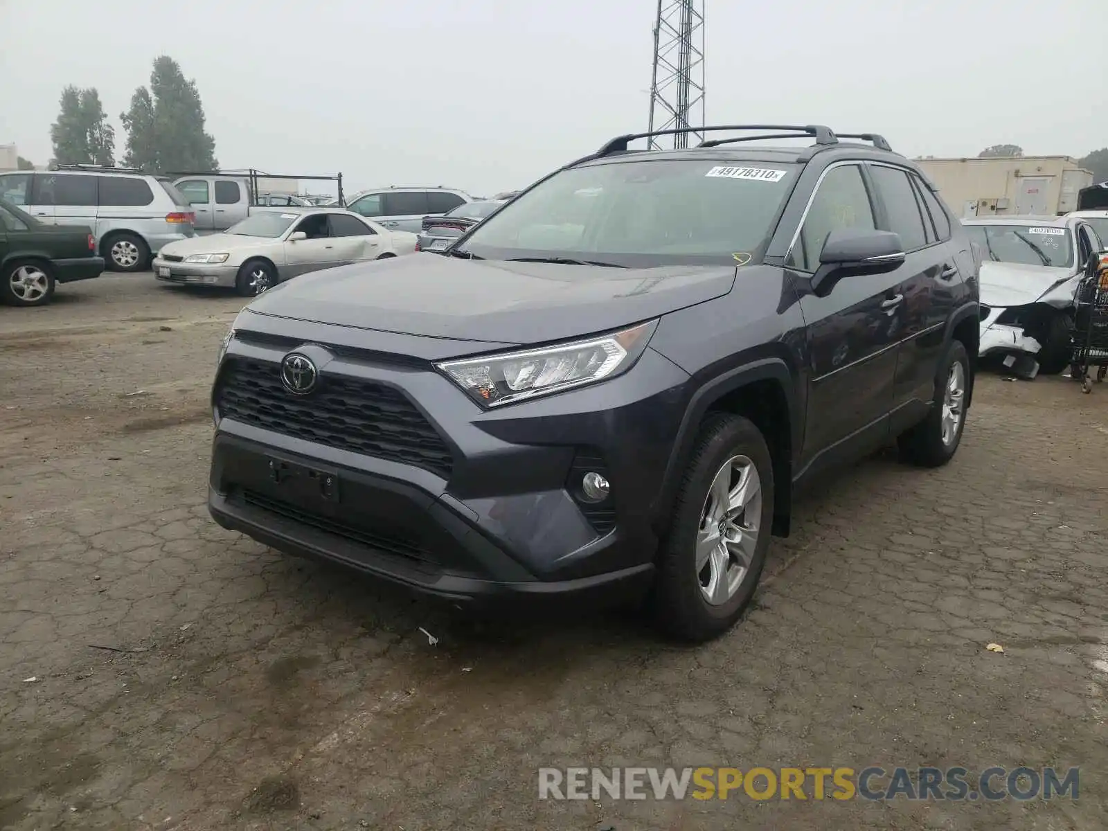 2 Photograph of a damaged car JTMP1RFV3KD504427 TOYOTA RAV4 2019