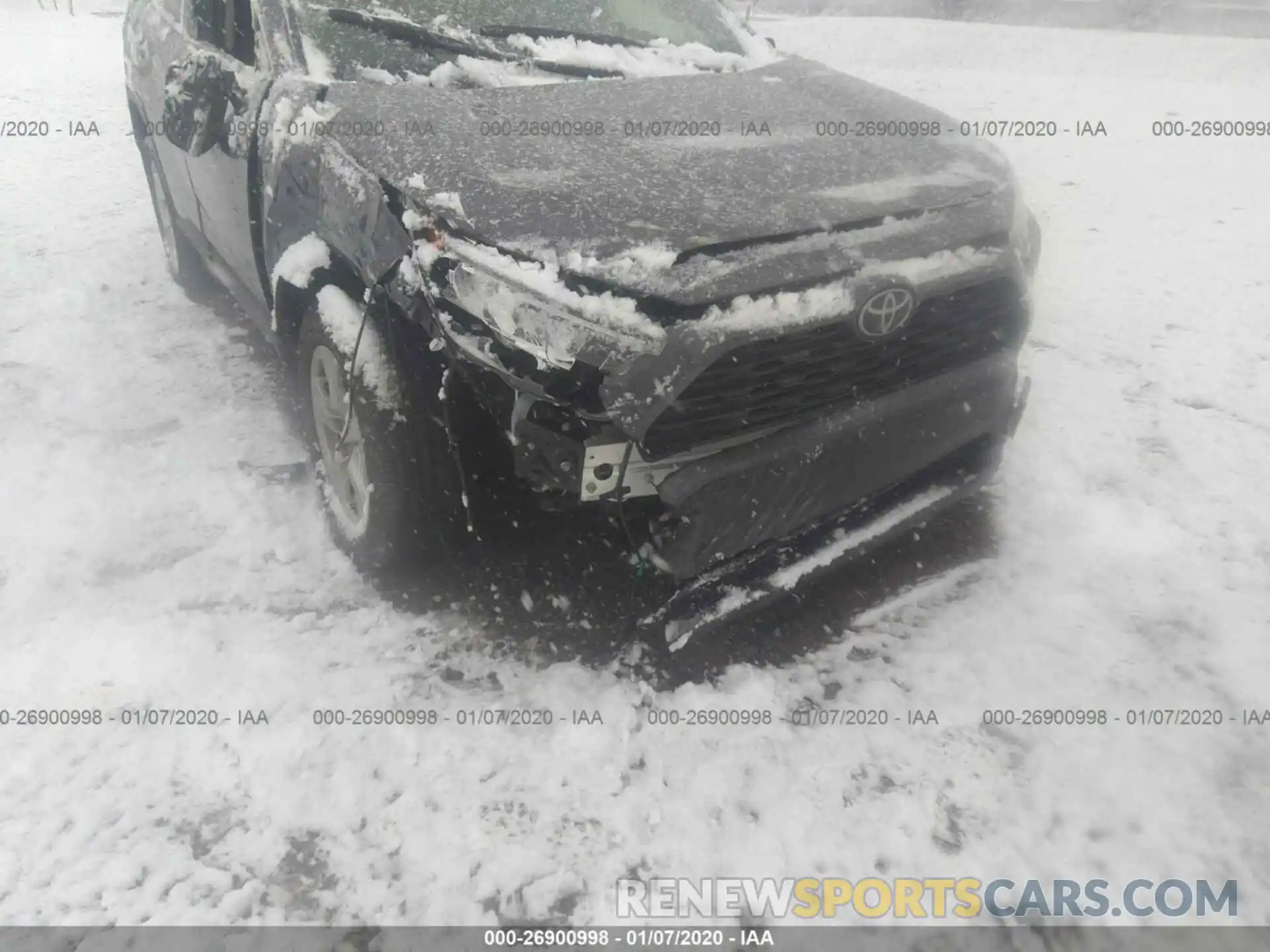 6 Photograph of a damaged car JTMP1RFV3KD513306 TOYOTA RAV4 2019