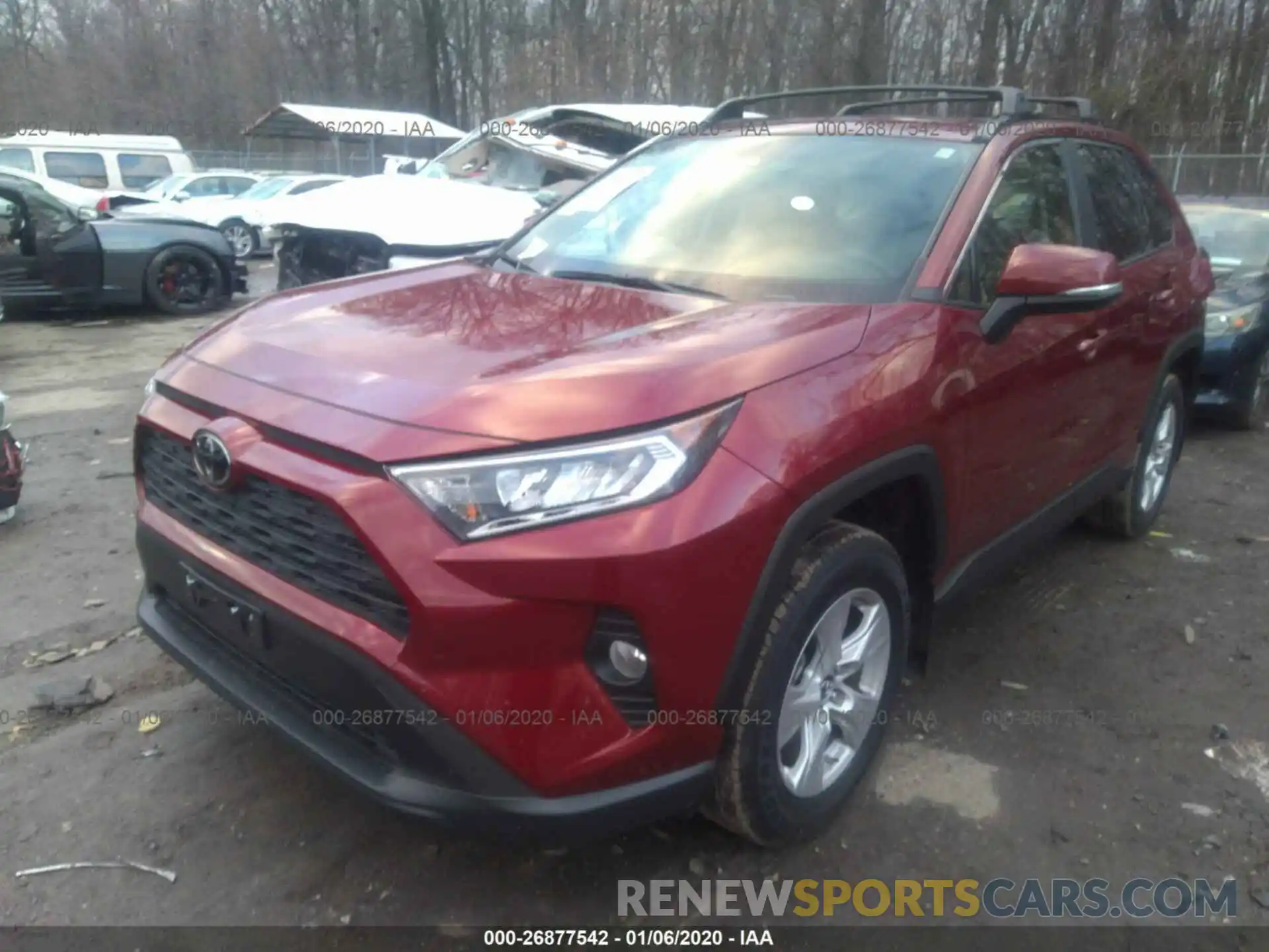 2 Photograph of a damaged car JTMP1RFV3KJ002874 TOYOTA RAV4 2019