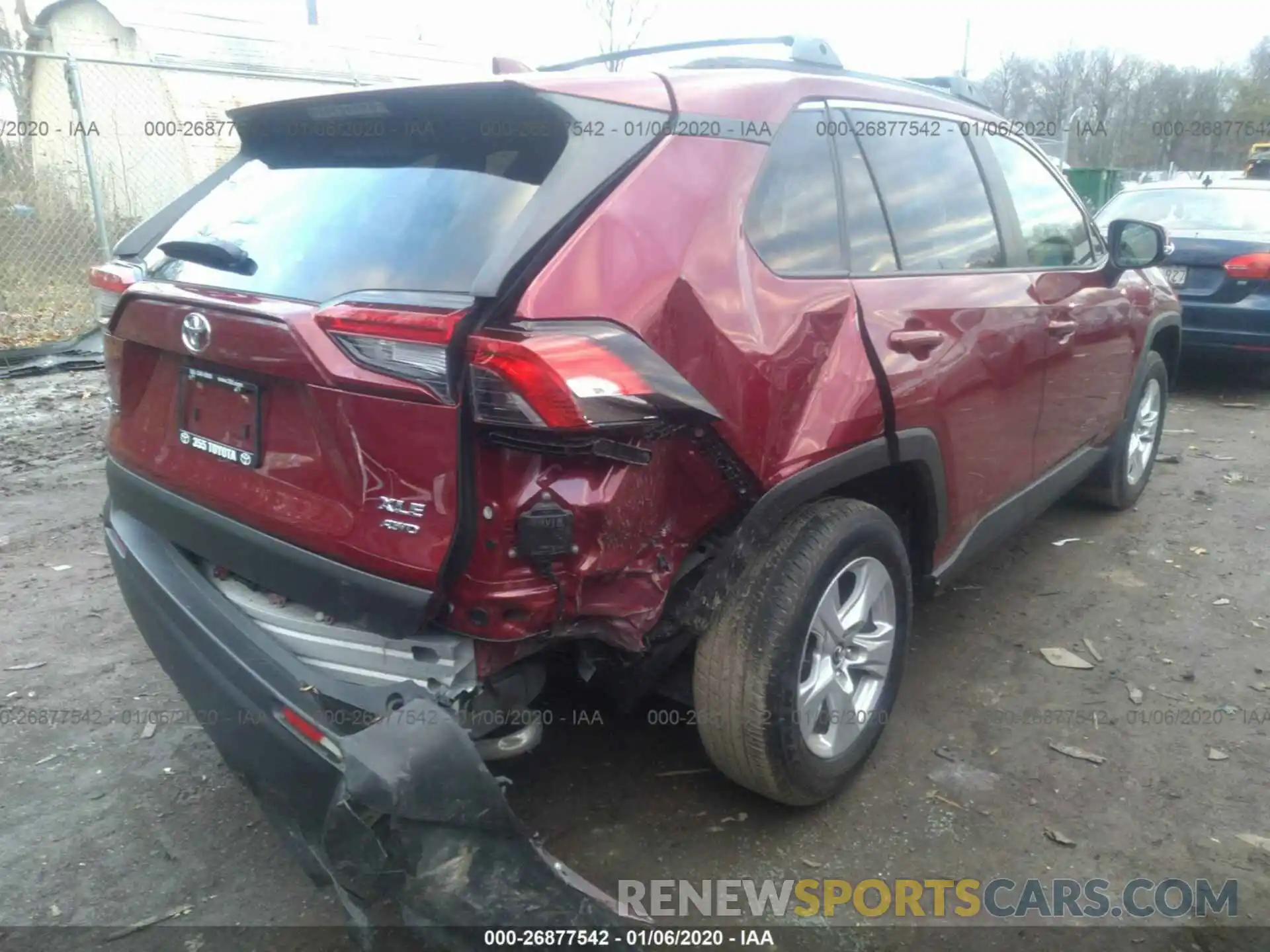 4 Photograph of a damaged car JTMP1RFV3KJ002874 TOYOTA RAV4 2019