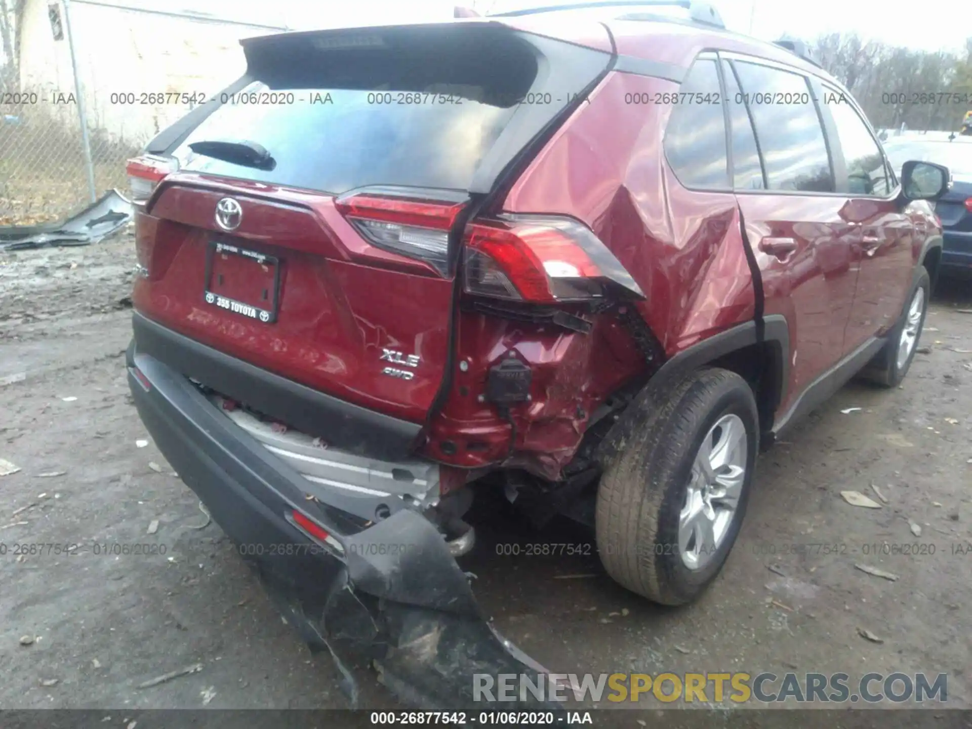 6 Photograph of a damaged car JTMP1RFV3KJ002874 TOYOTA RAV4 2019