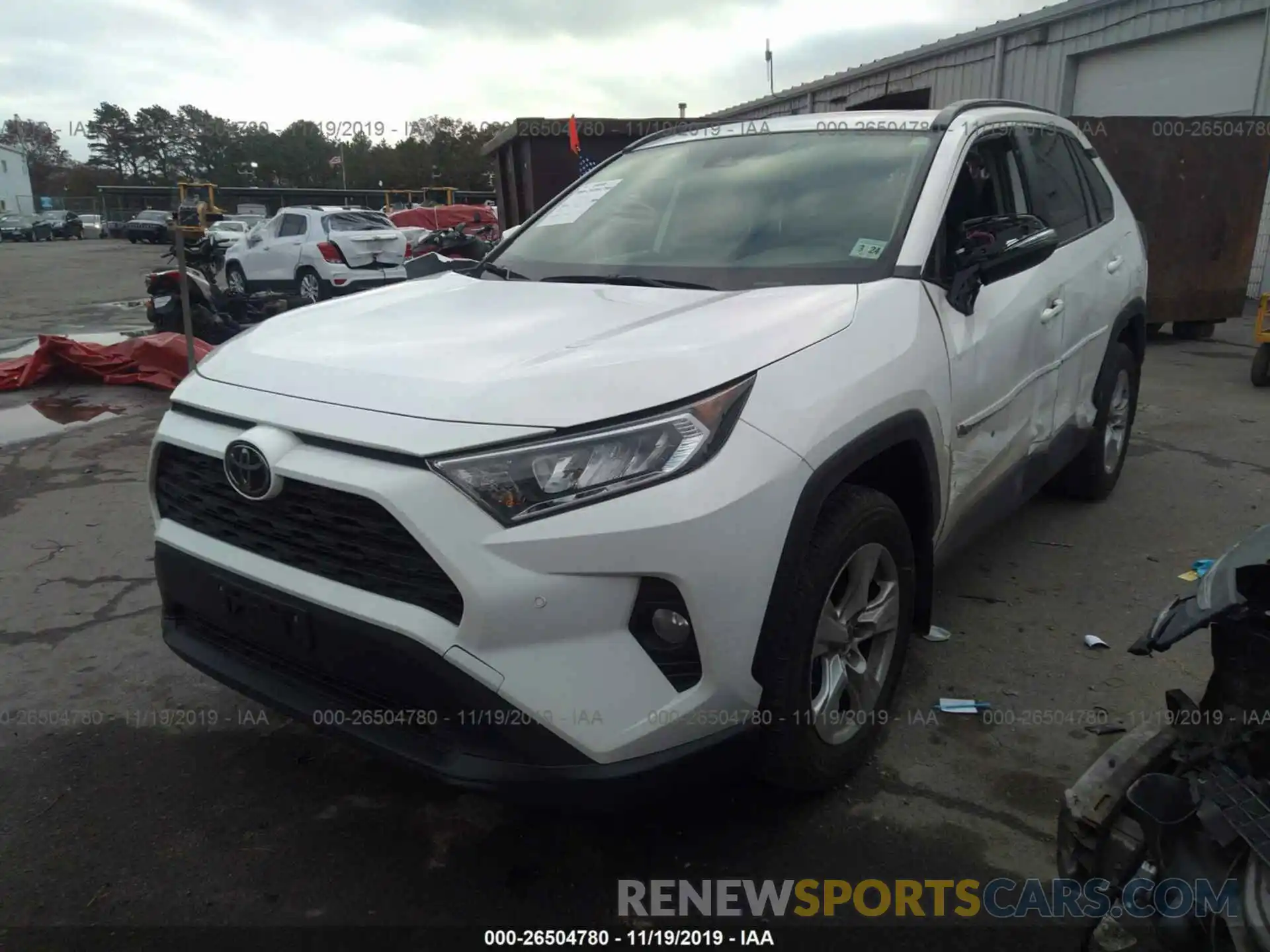 2 Photograph of a damaged car JTMP1RFV3KJ006486 TOYOTA RAV4 2019