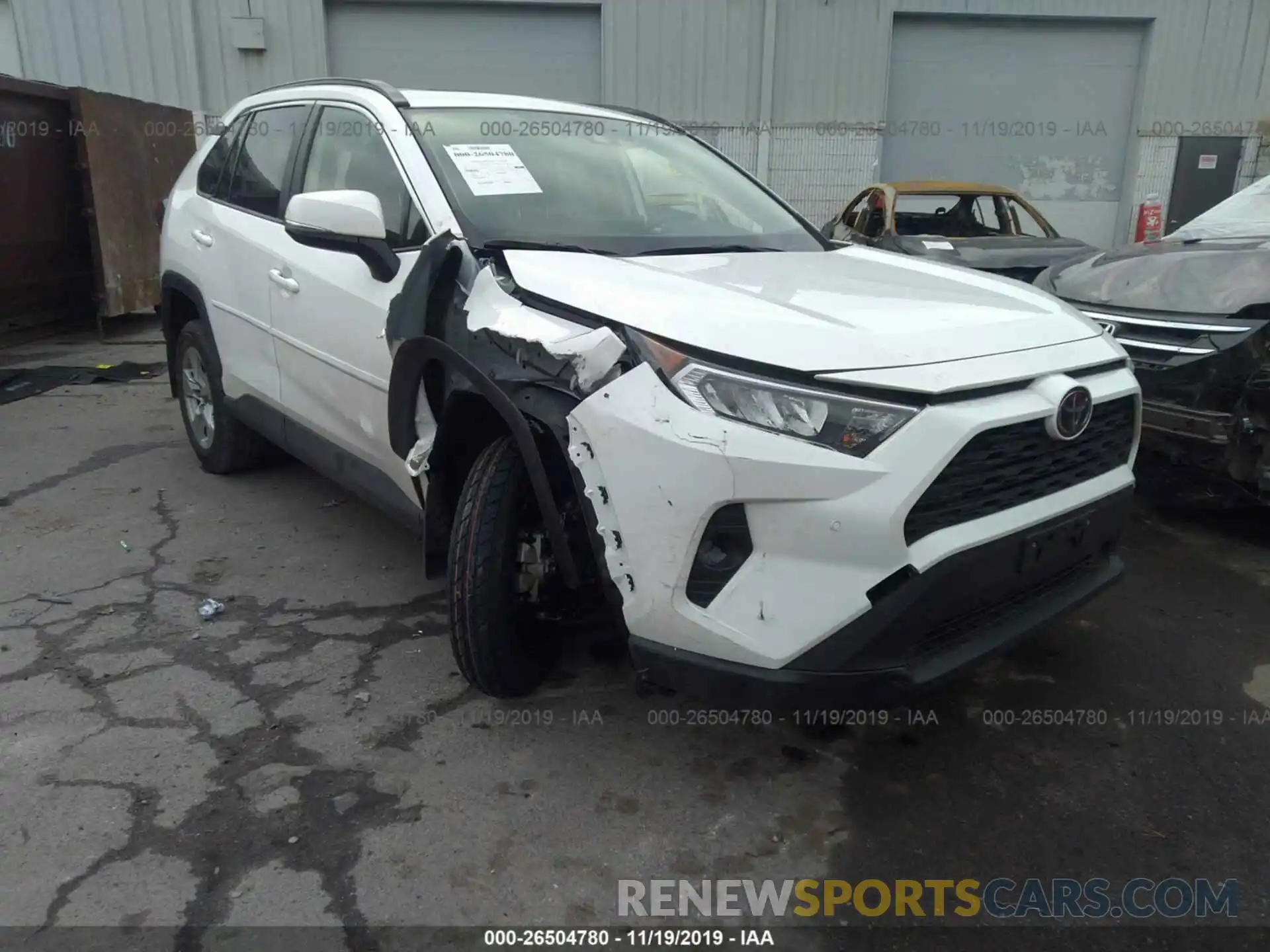 6 Photograph of a damaged car JTMP1RFV3KJ006486 TOYOTA RAV4 2019