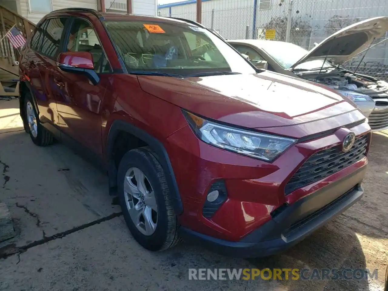 1 Photograph of a damaged car JTMP1RFV3KJ009601 TOYOTA RAV4 2019