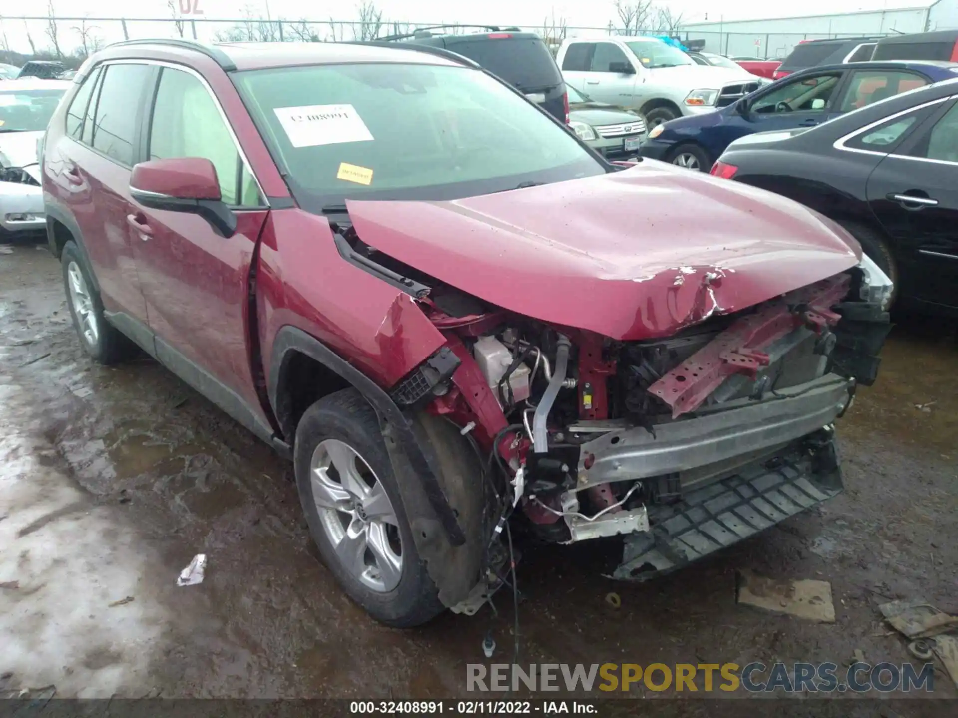 1 Photograph of a damaged car JTMP1RFV3KJ025507 TOYOTA RAV4 2019