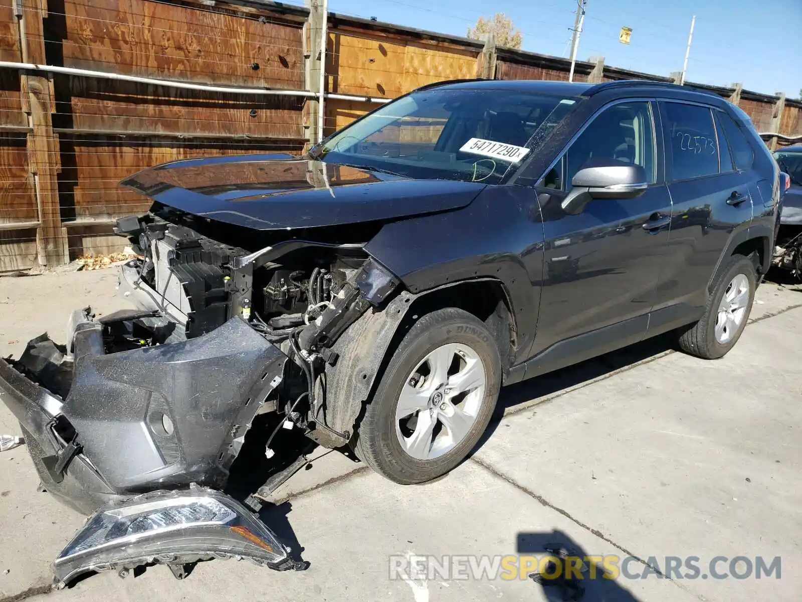 2 Photograph of a damaged car JTMP1RFV4KD003501 TOYOTA RAV4 2019