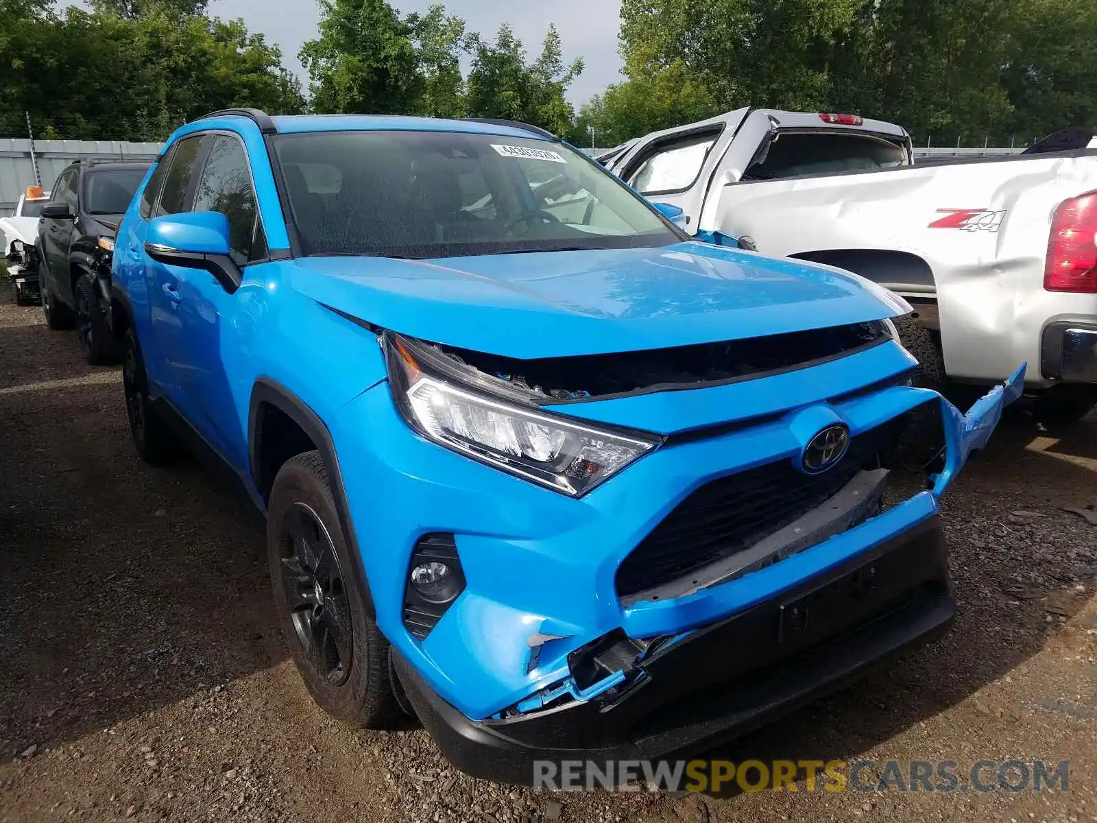 1 Photograph of a damaged car JTMP1RFV4KD003711 TOYOTA RAV4 2019