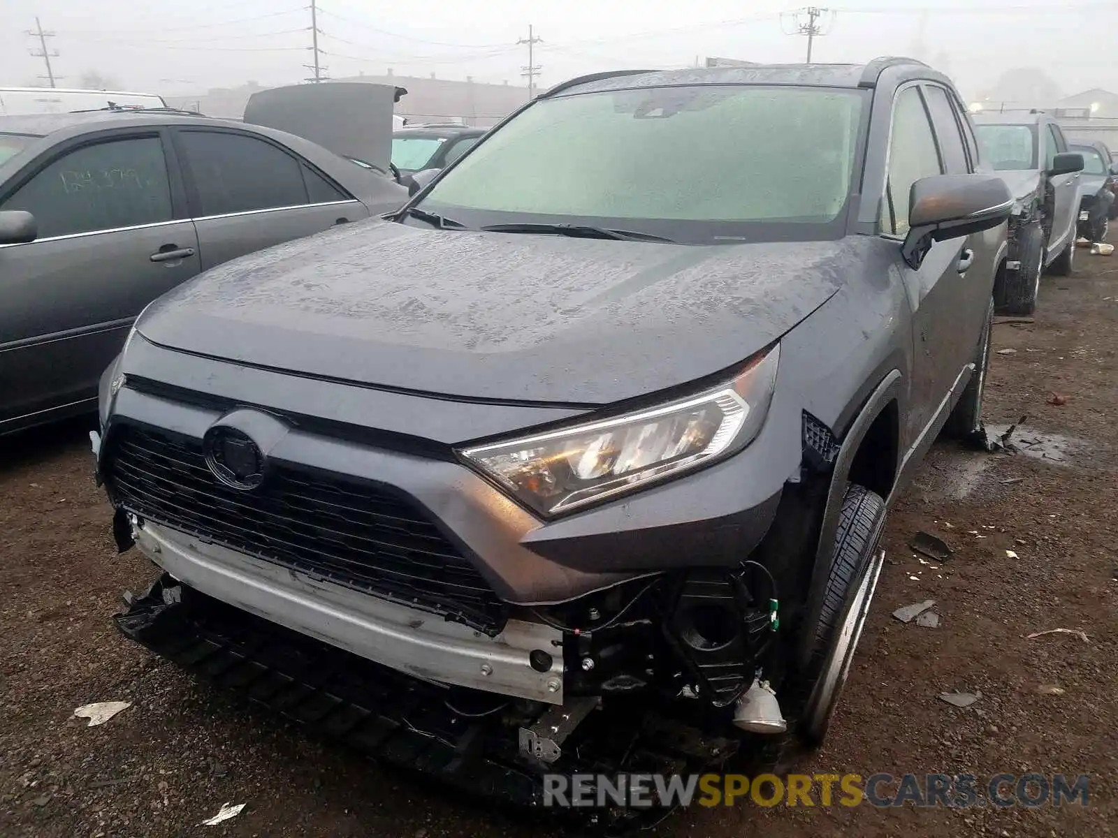 2 Photograph of a damaged car JTMP1RFV4KD009704 TOYOTA RAV4 2019