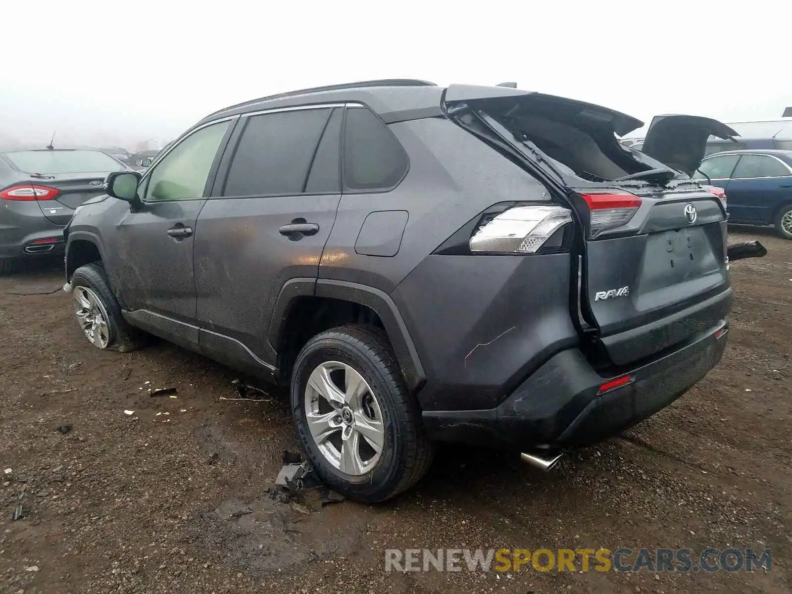 3 Photograph of a damaged car JTMP1RFV4KD009704 TOYOTA RAV4 2019