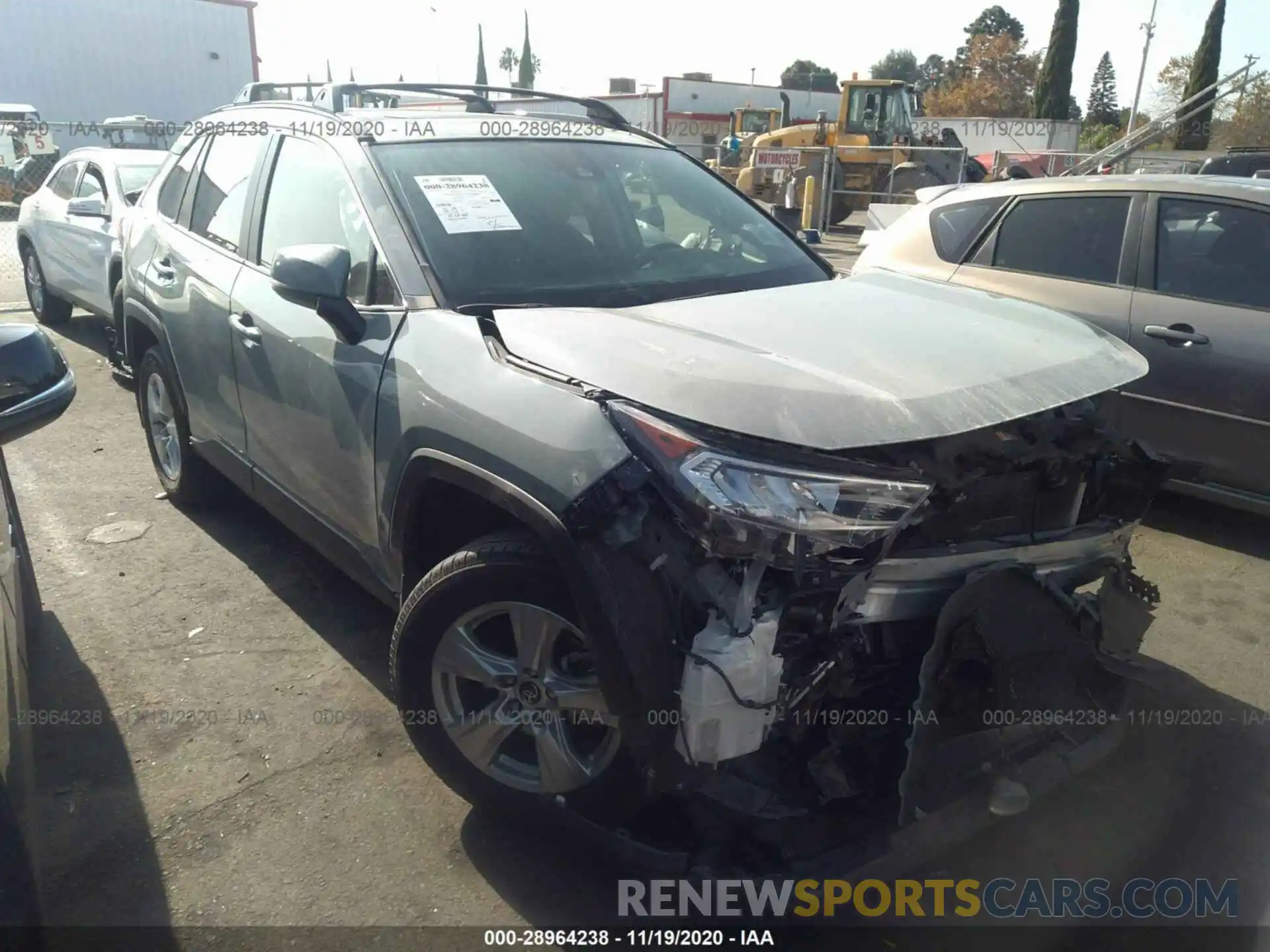 1 Photograph of a damaged car JTMP1RFV4KD010299 TOYOTA RAV4 2019