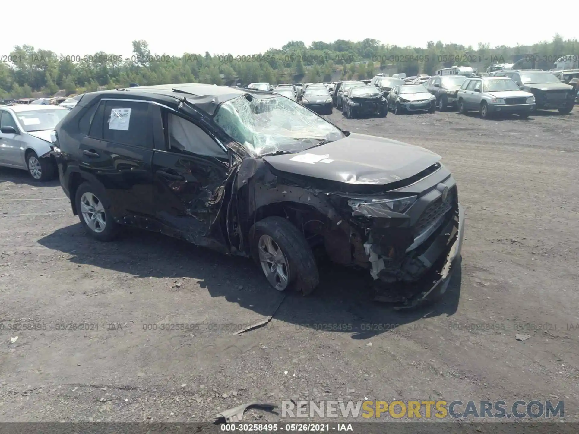 1 Photograph of a damaged car JTMP1RFV4KD013848 TOYOTA RAV4 2019