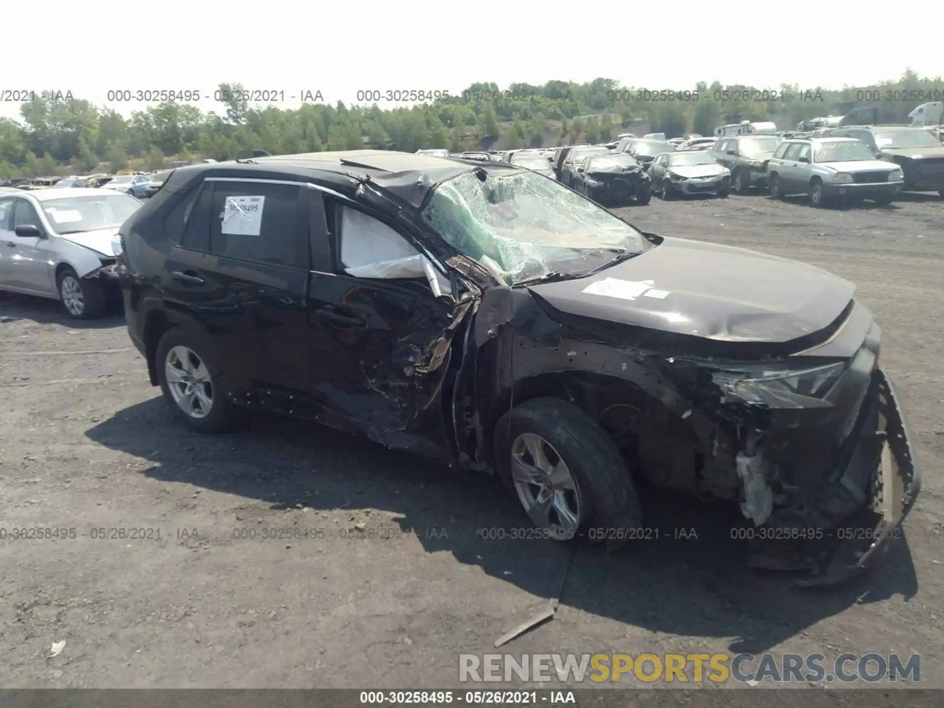 6 Photograph of a damaged car JTMP1RFV4KD013848 TOYOTA RAV4 2019