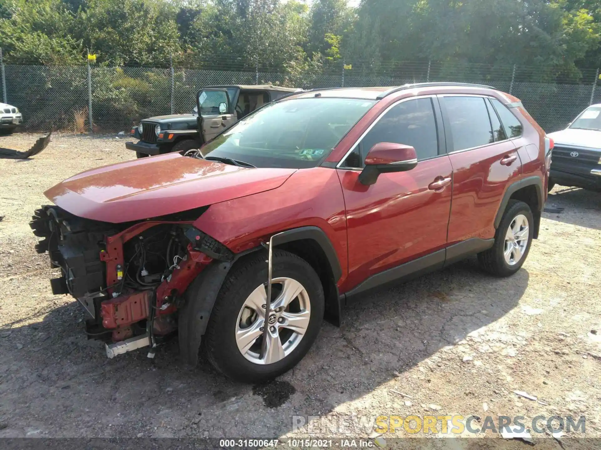 2 Photograph of a damaged car JTMP1RFV4KD017804 TOYOTA RAV4 2019