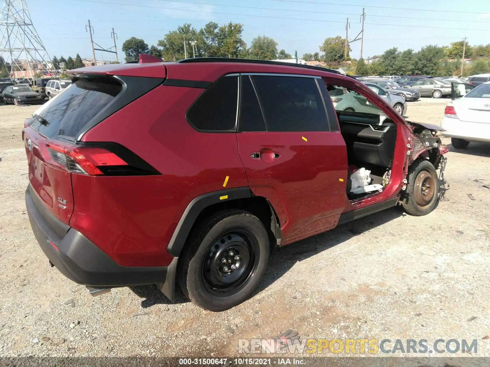 4 Photograph of a damaged car JTMP1RFV4KD017804 TOYOTA RAV4 2019