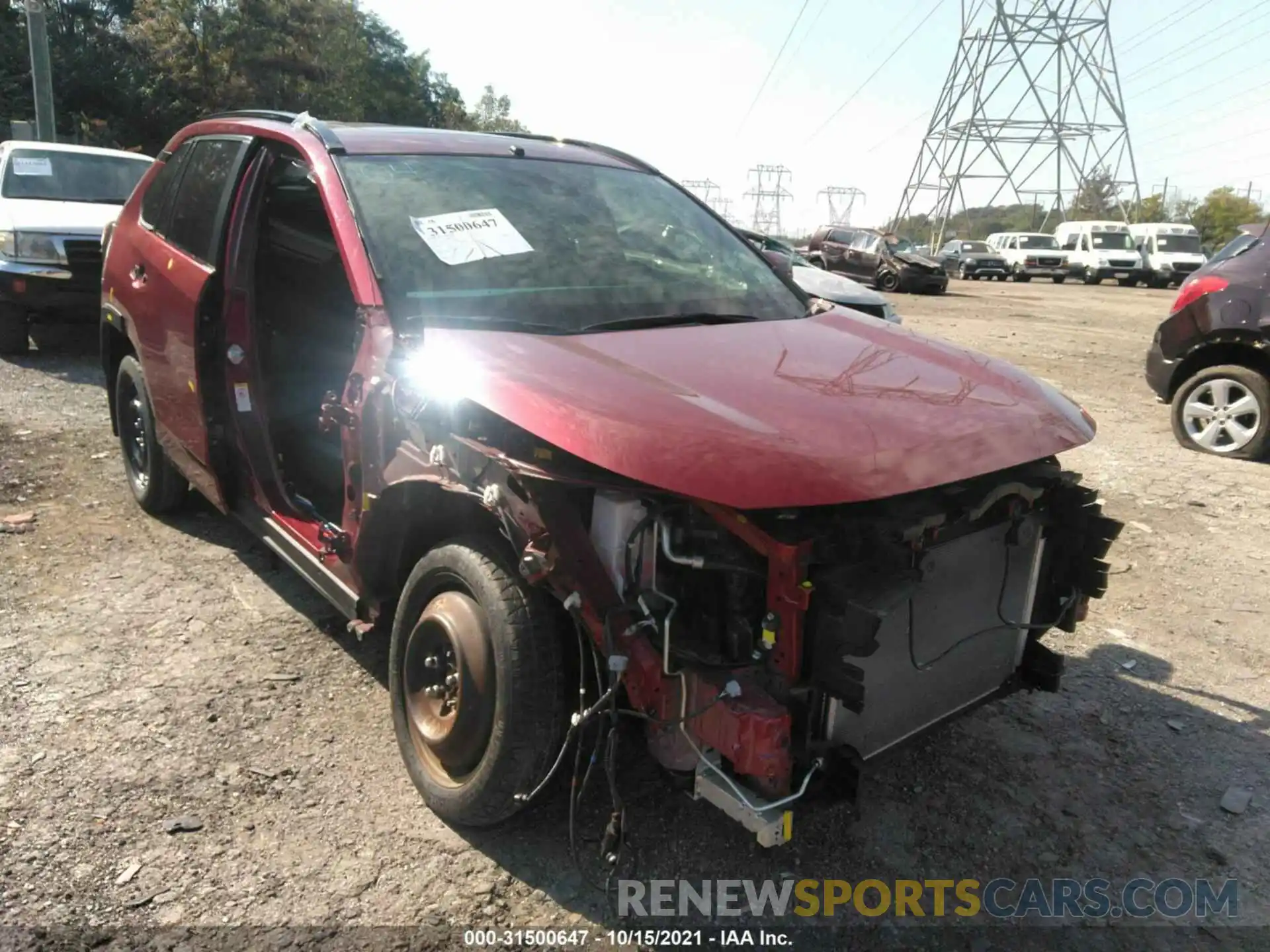 6 Photograph of a damaged car JTMP1RFV4KD017804 TOYOTA RAV4 2019