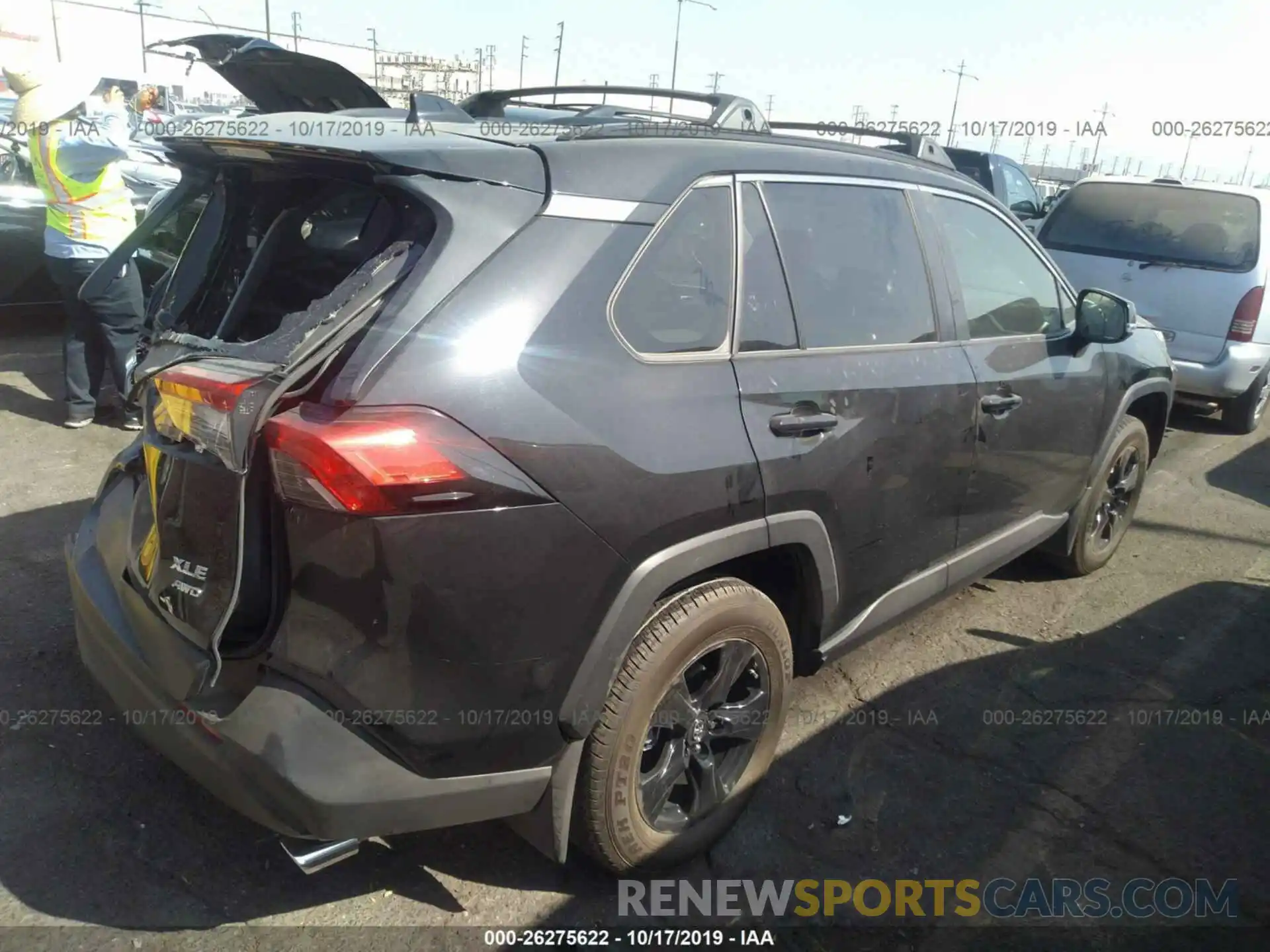 4 Photograph of a damaged car JTMP1RFV4KD025742 TOYOTA RAV4 2019