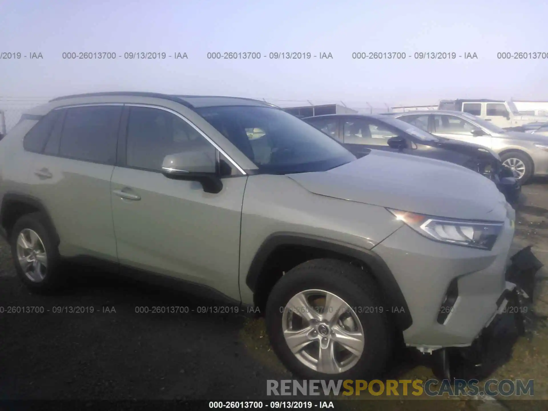 1 Photograph of a damaged car JTMP1RFV4KD027765 TOYOTA RAV4 2019