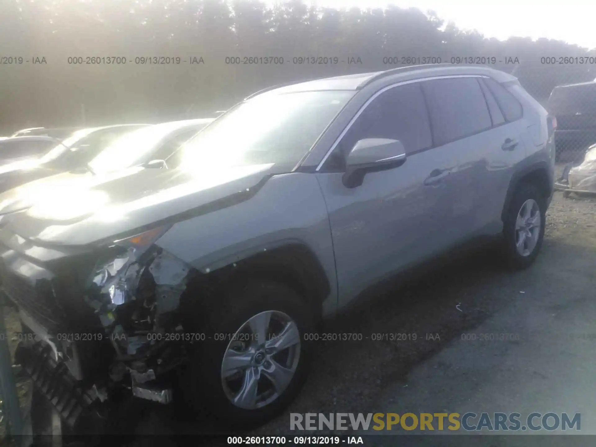 2 Photograph of a damaged car JTMP1RFV4KD027765 TOYOTA RAV4 2019