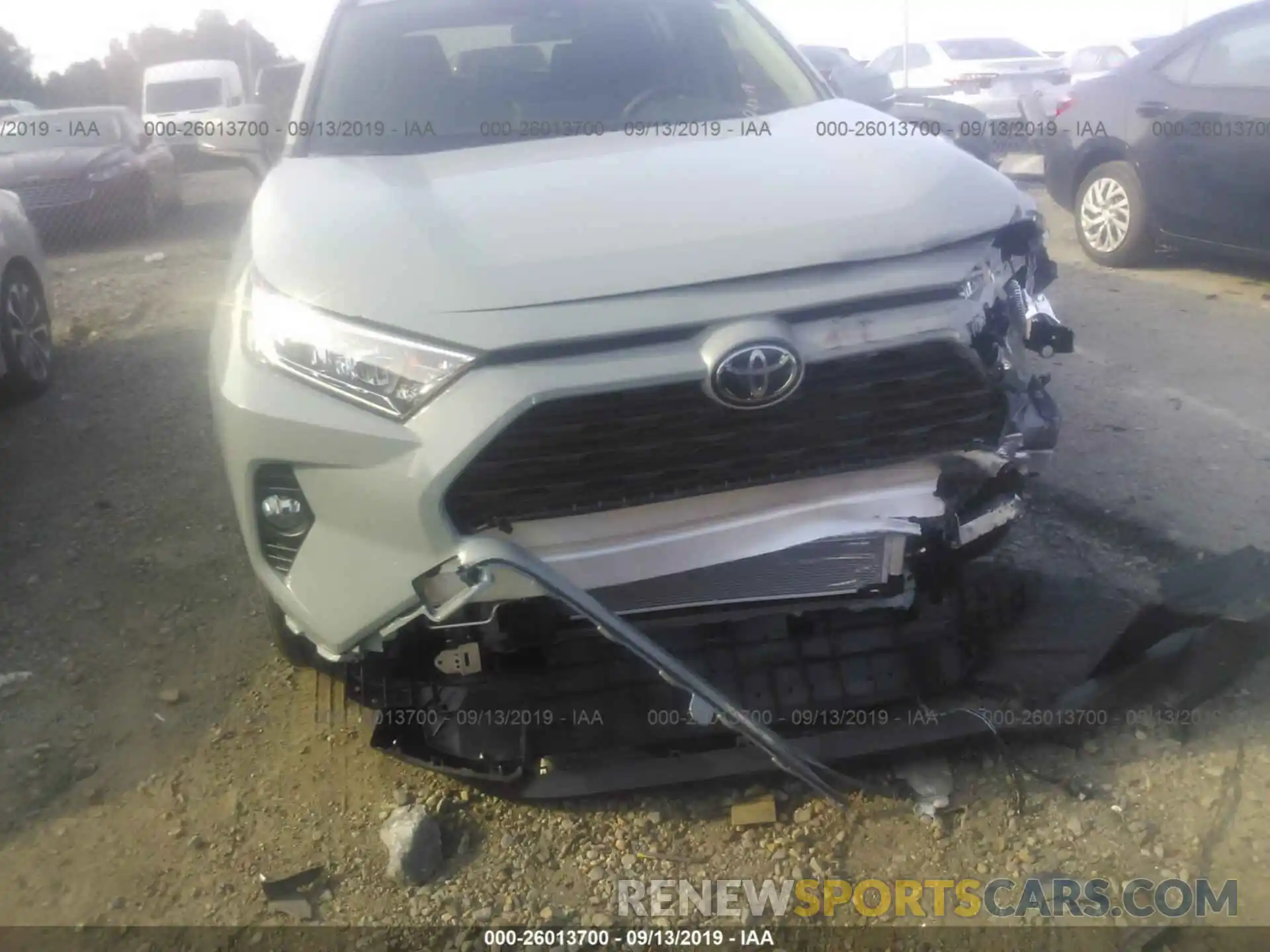 6 Photograph of a damaged car JTMP1RFV4KD027765 TOYOTA RAV4 2019